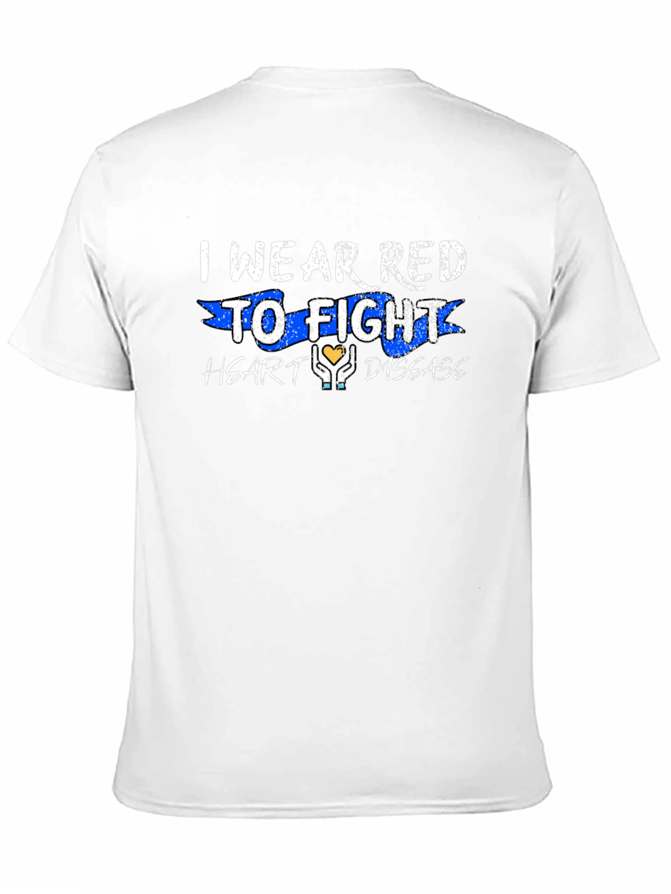 I Wear Red to Fight Heart Disease Graphic Tee