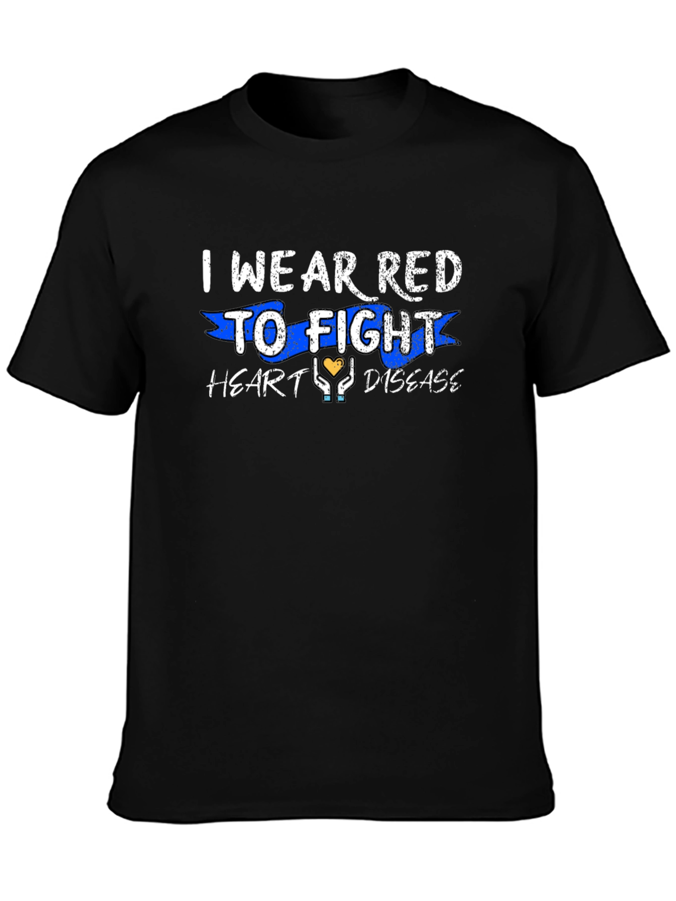 I Wear Red to Fight Heart Disease Graphic Tee