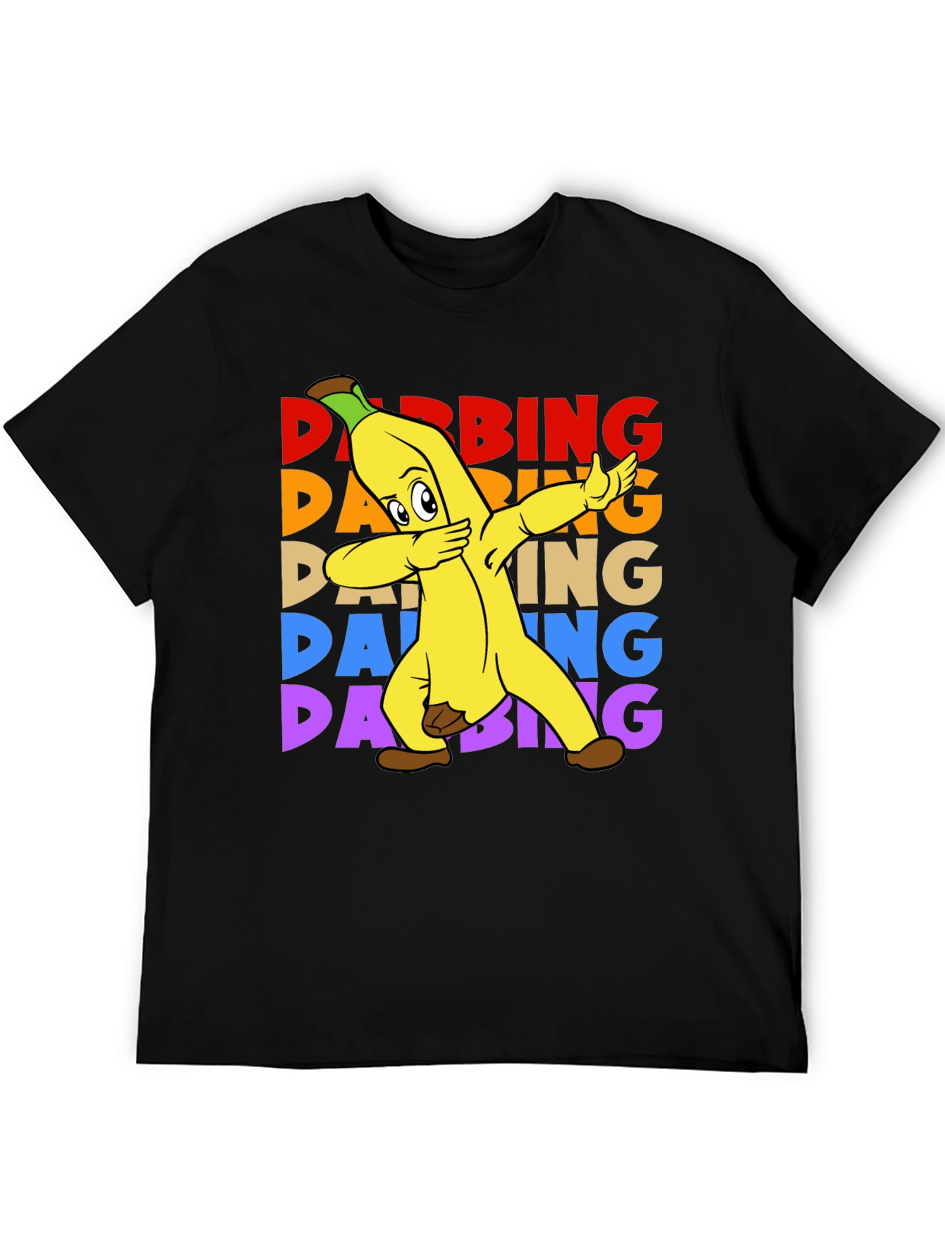 Dabbing Banana T-Shirt - Funny Fruit Cartoon Tee