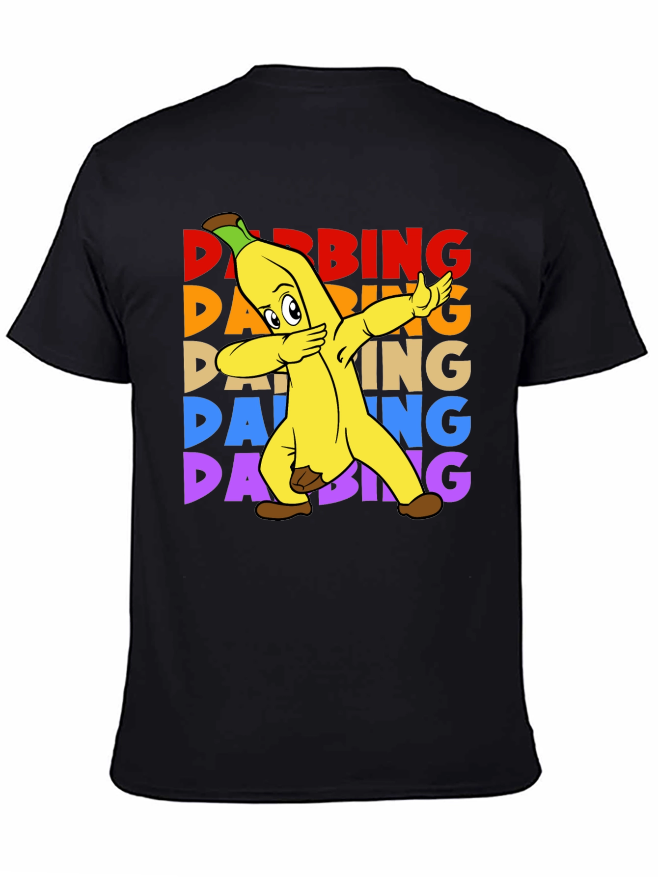 Dabbing Banana T-Shirt - Funny Fruit Cartoon Tee