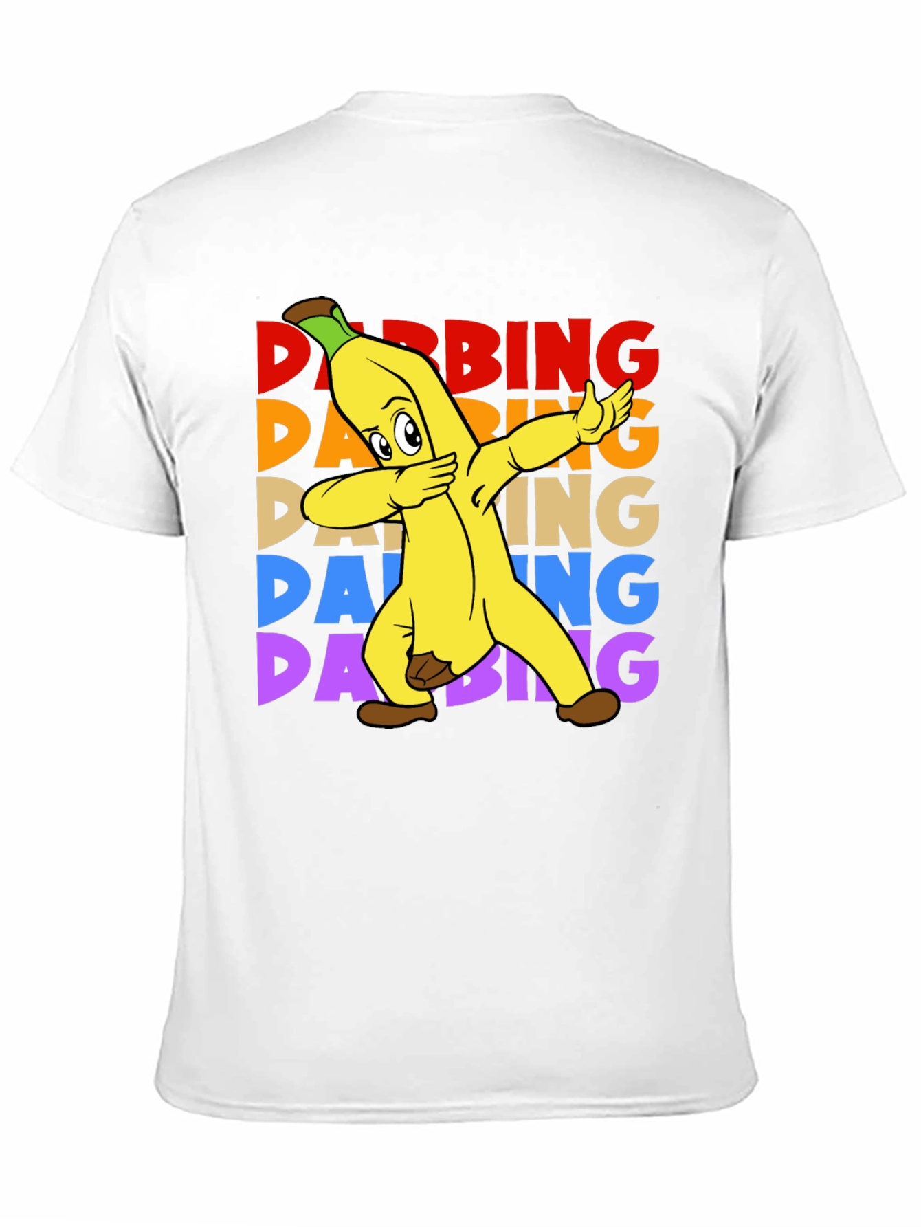 Dabbing Banana T-Shirt - Funny Fruit Cartoon Tee