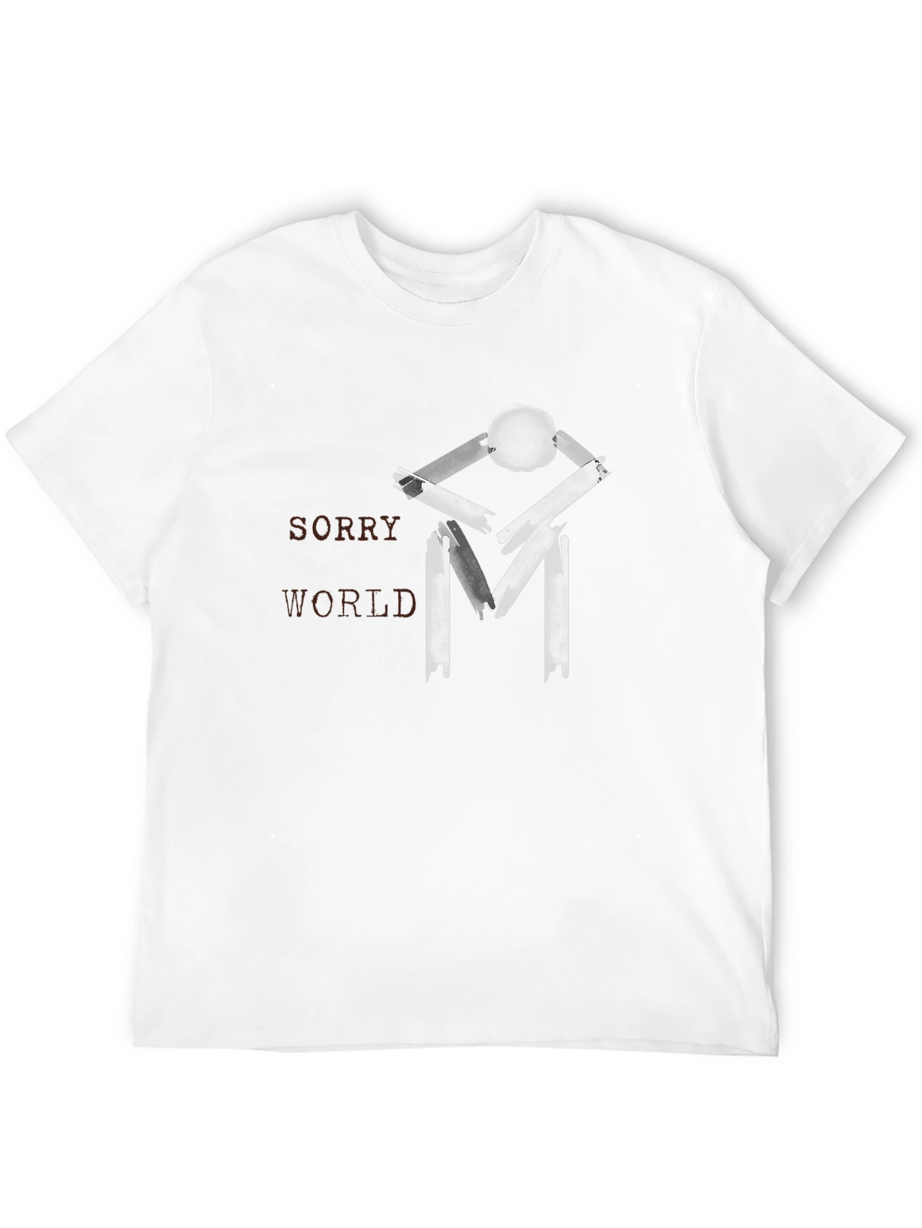 Sorry World Graphic T-Shirt - Casual Wear