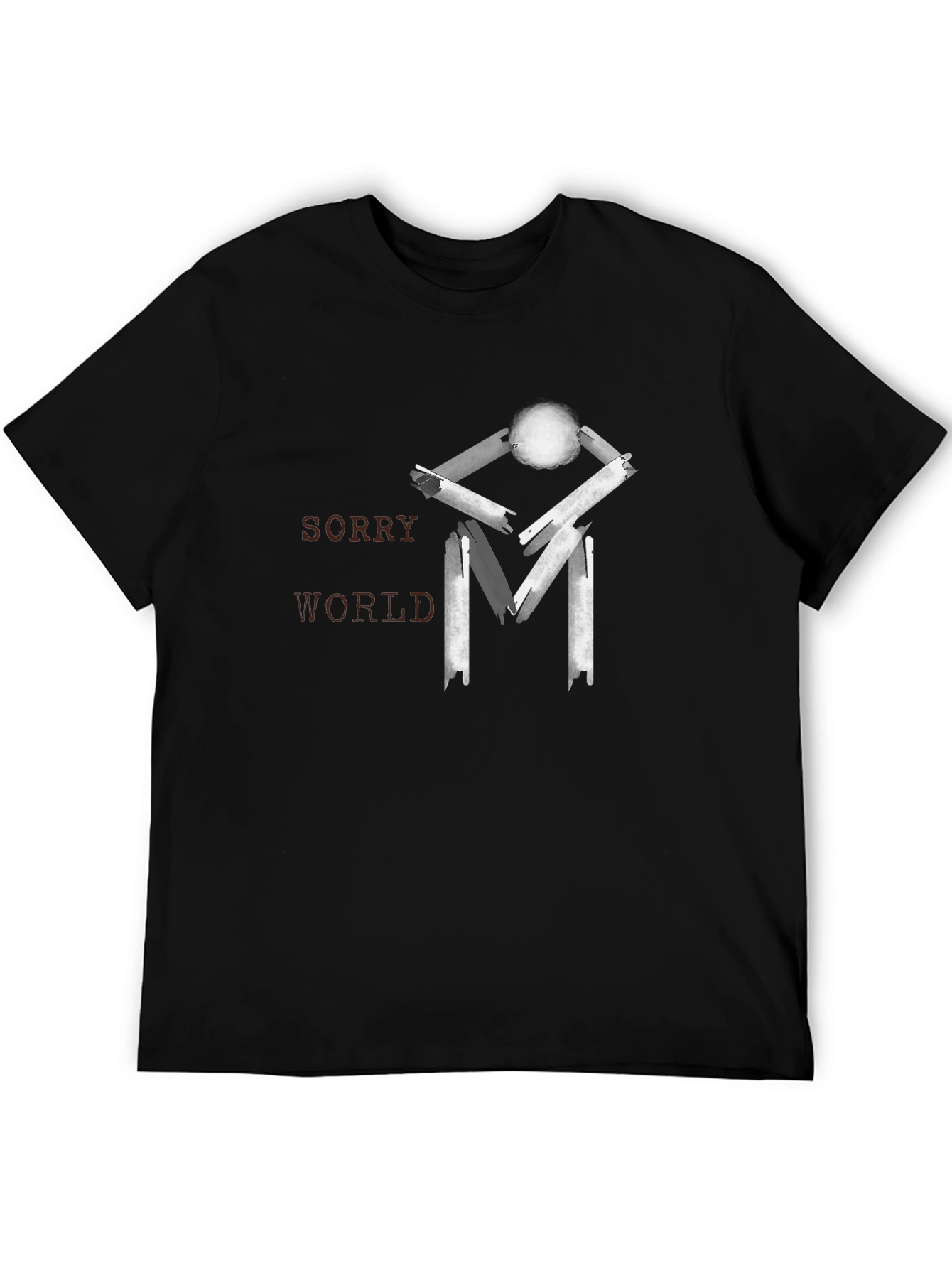 Sorry World Graphic T-Shirt - Casual Wear