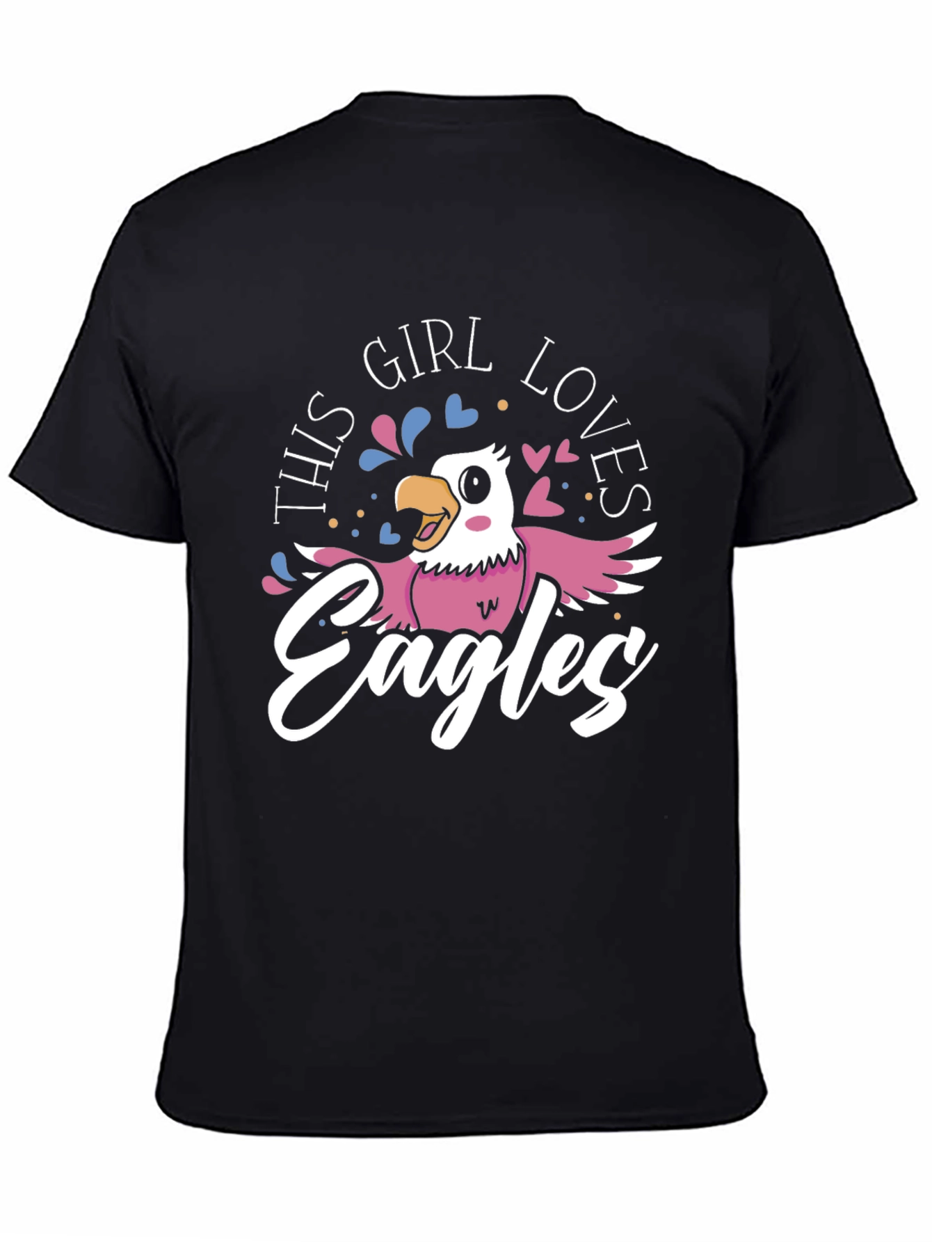 This Girl Loves Eagles Graphic T-Shirt
