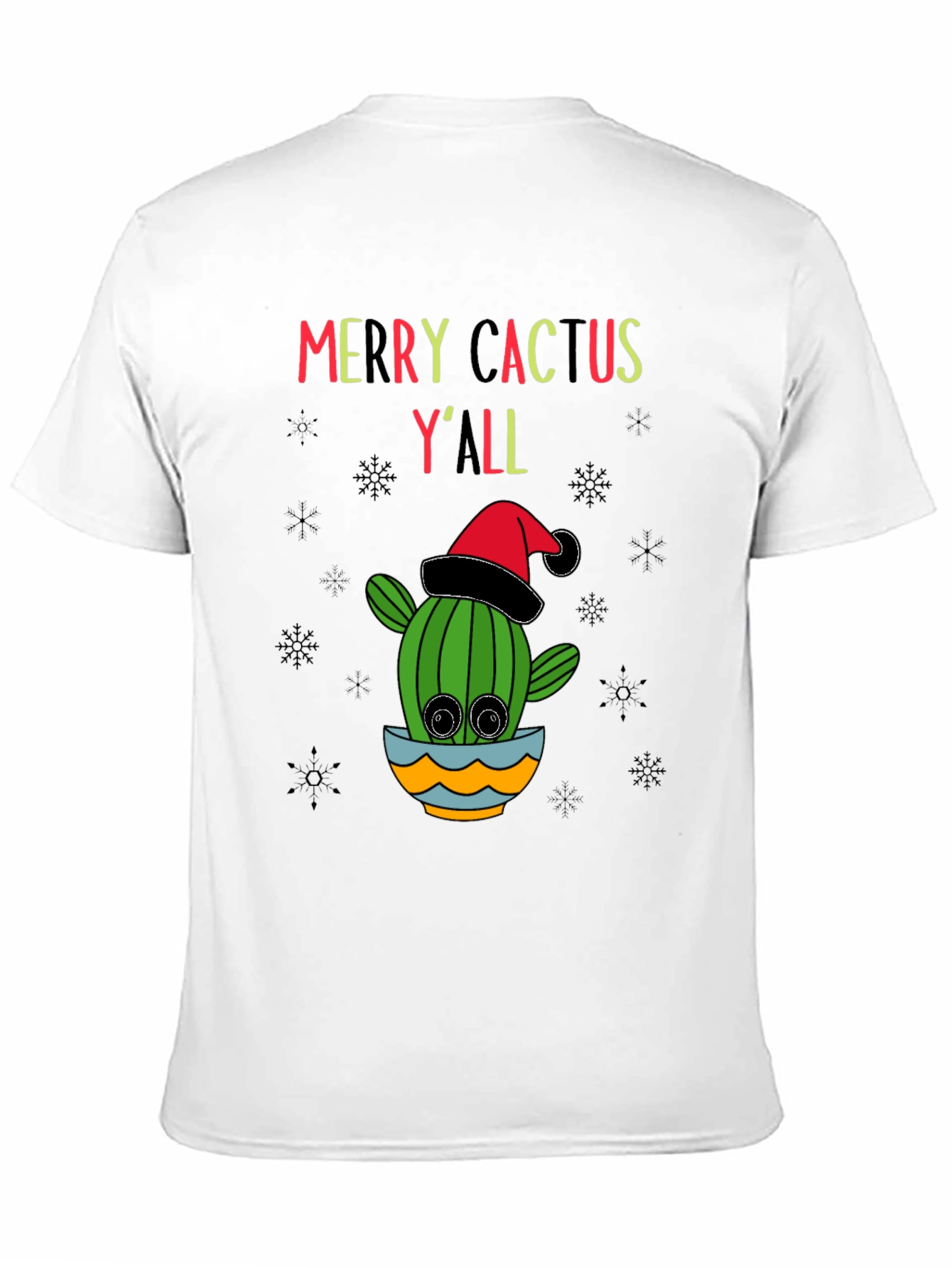 Merry Cactus Yall Christmas T-Shirt