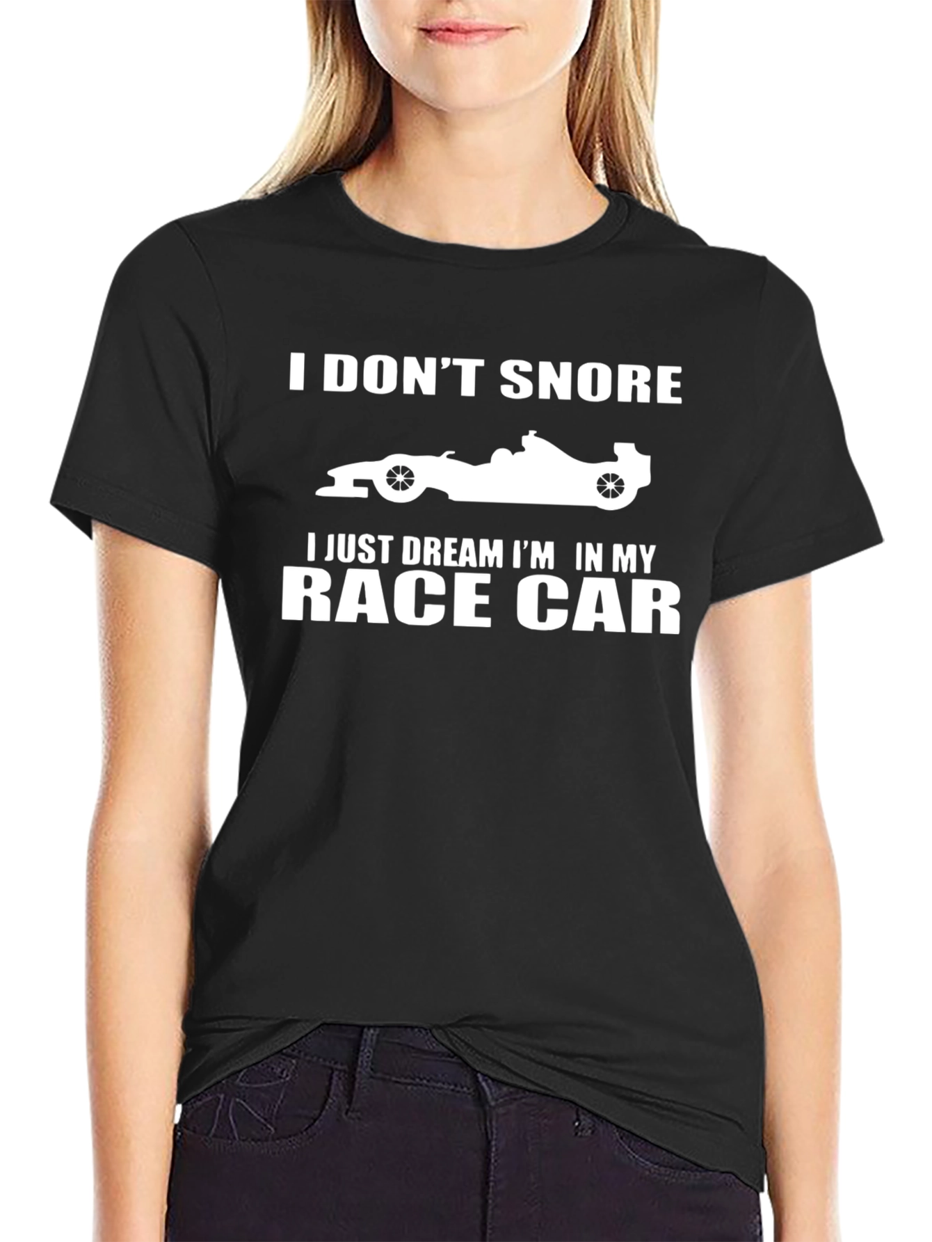 Dream Race Car T-Shirt - Funny Snoring Tee