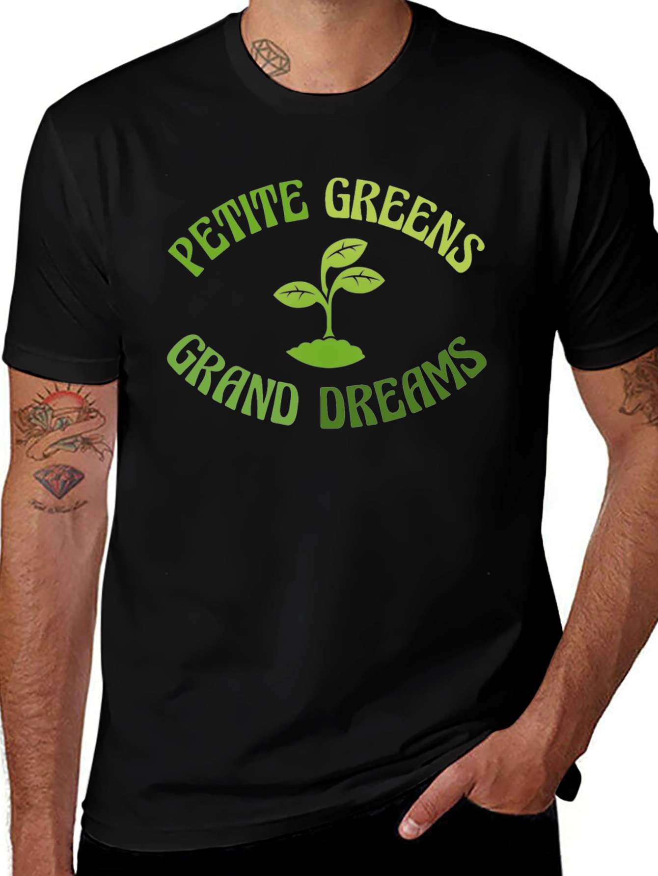 Petite Greens Grand Dreams Graphic Tee