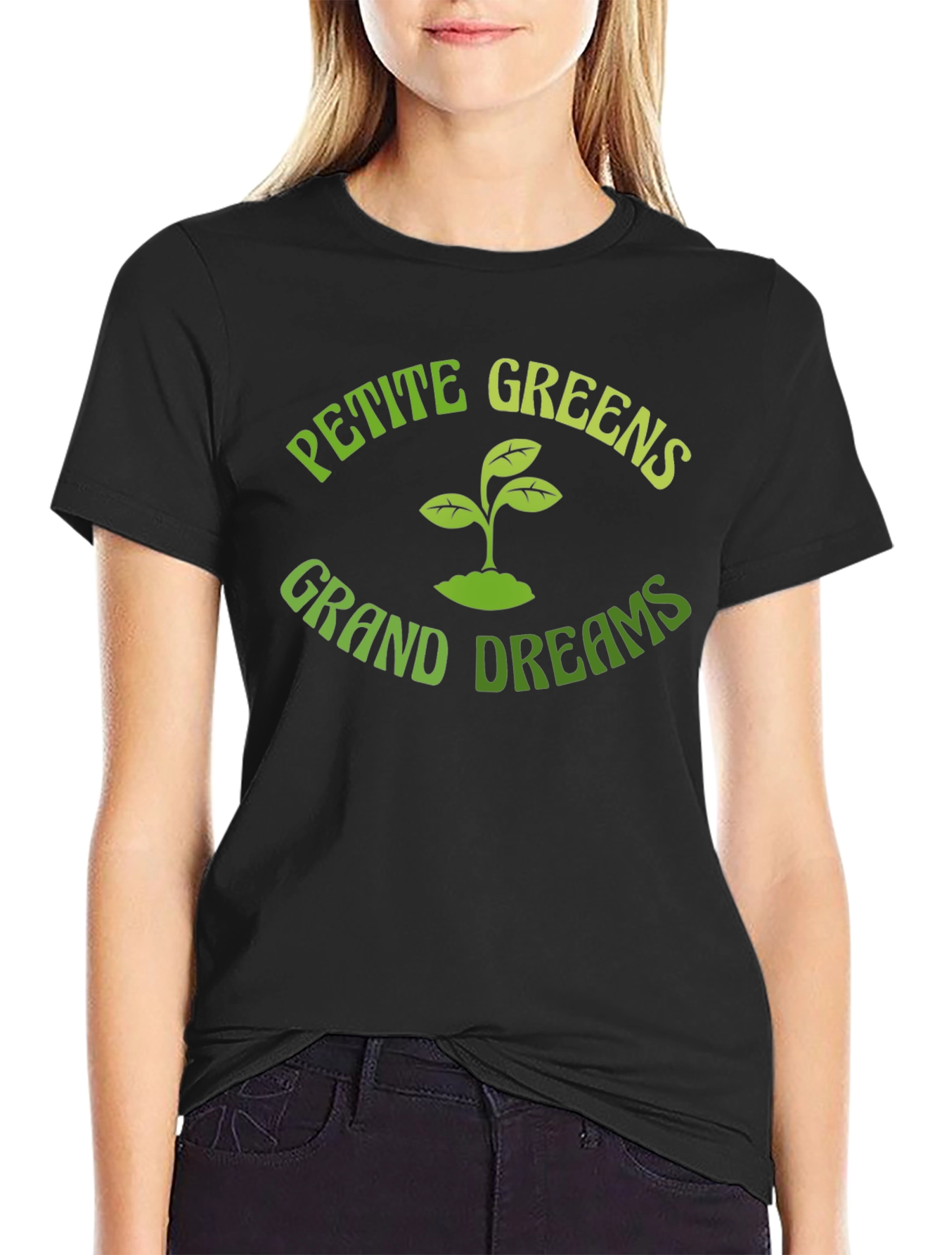 Petite Greens Grand Dreams Graphic Tee