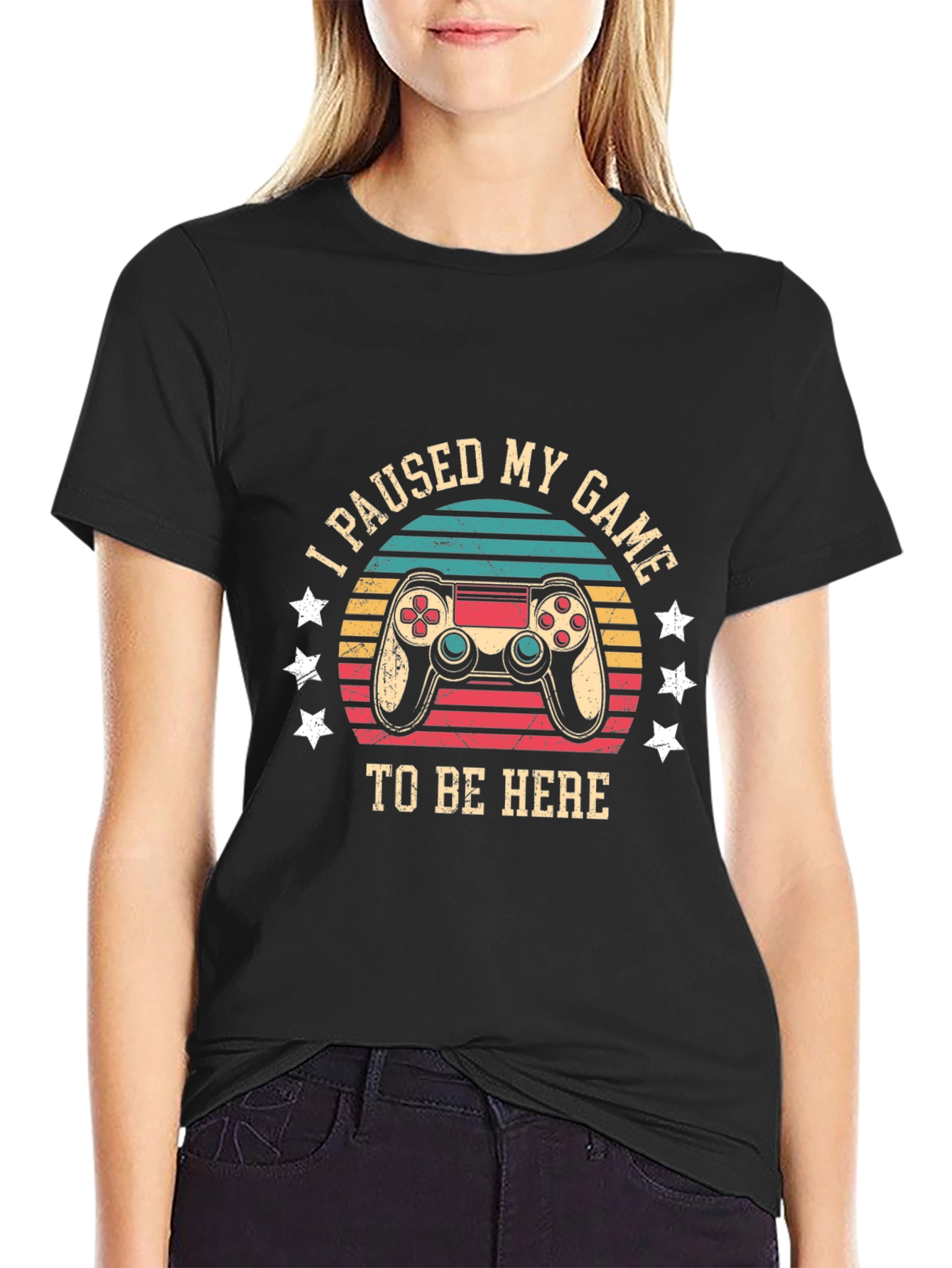 I Paused My Game T-Shirt Retro Gamer Tee