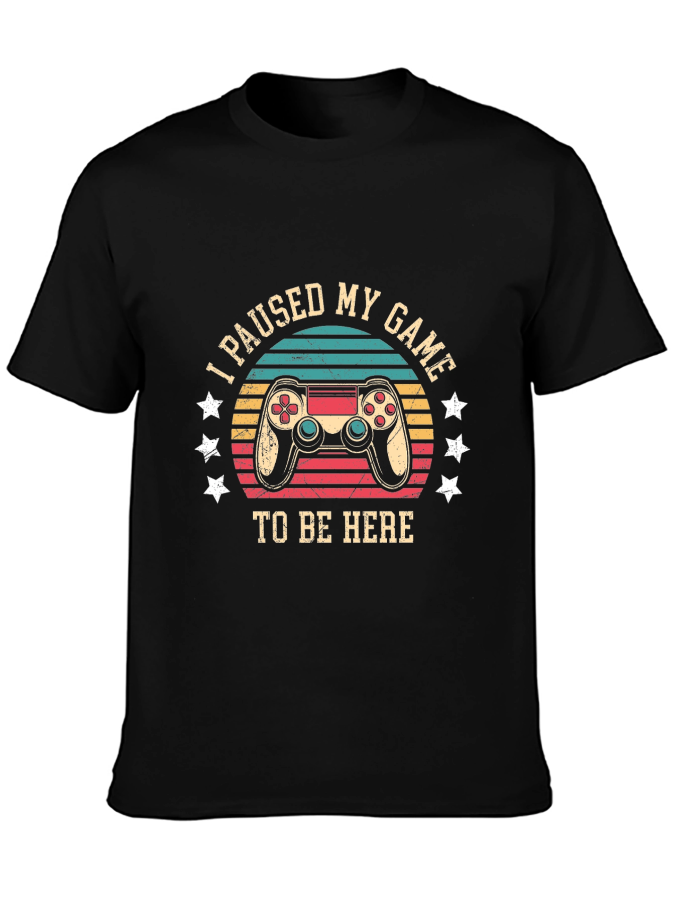 I Paused My Game T-Shirt Retro Gamer Tee