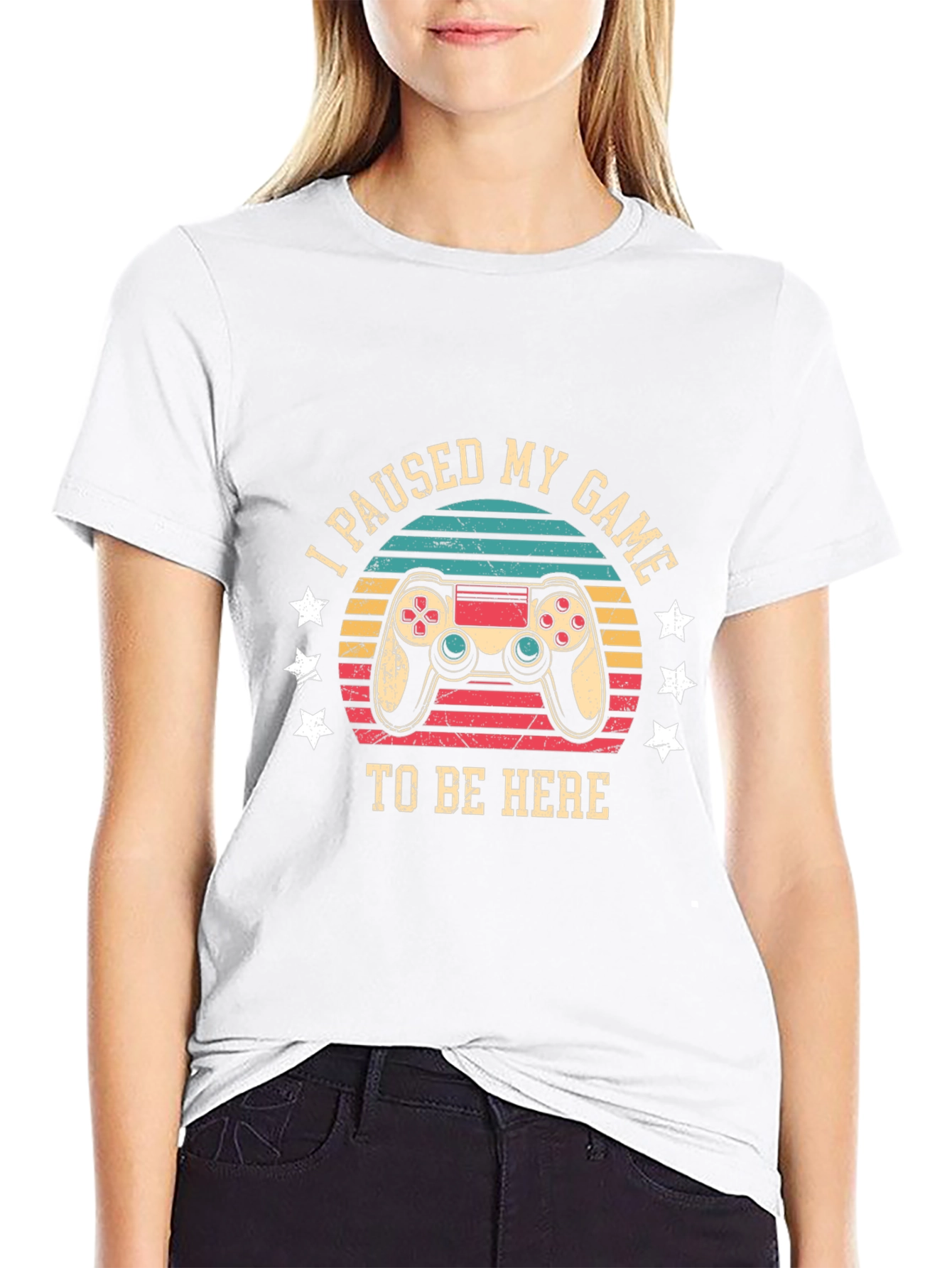 I Paused My Game T-Shirt Retro Gamer Tee