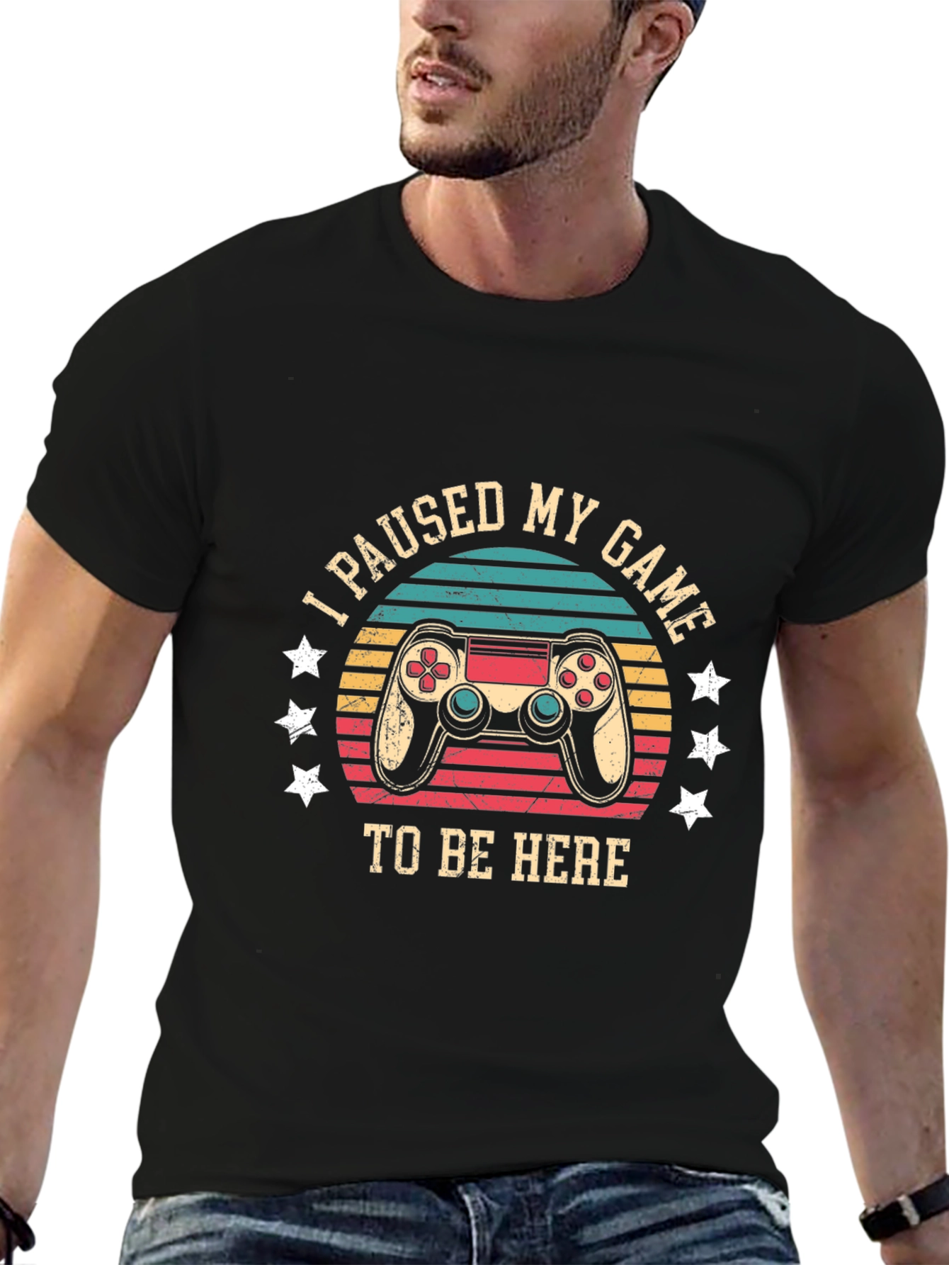 I Paused My Game T-Shirt Retro Gamer Tee