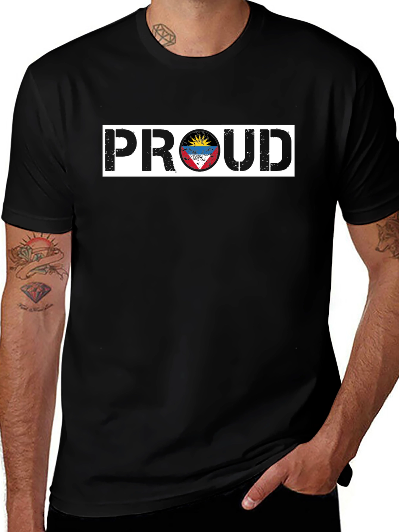 Antigua Flag Pride T-Shirt