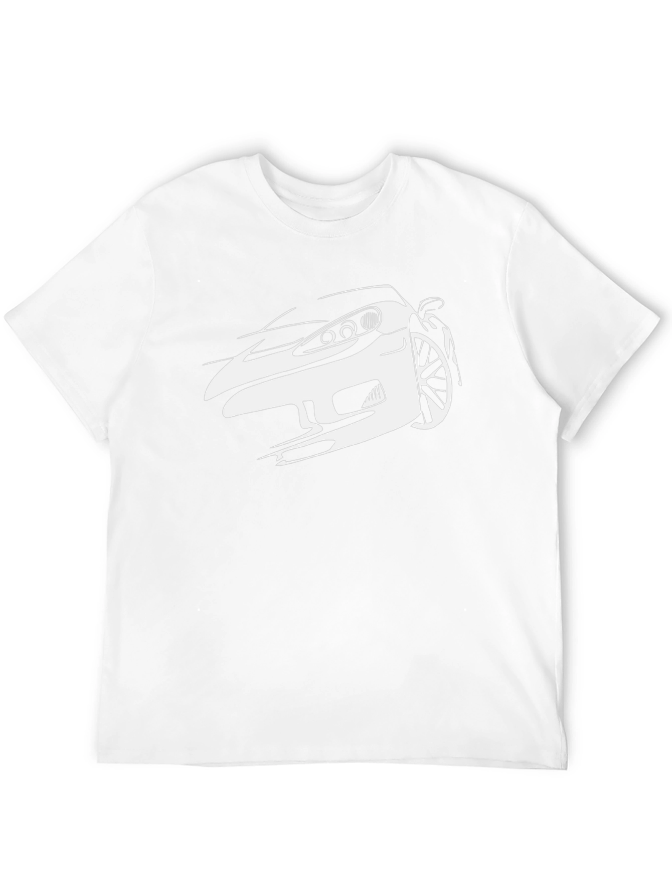 Black Car Graphic Tee - Modern Automotive Style