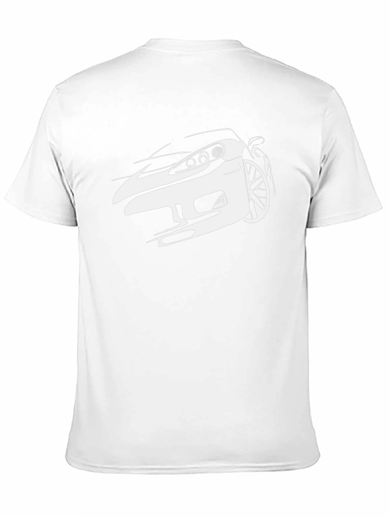 Black Car Graphic Tee - Modern Automotive Style