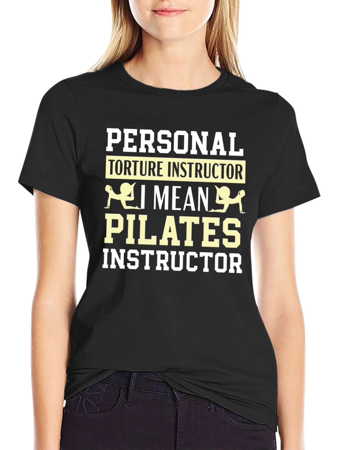 Pilates Instructor Funny Graphic T-Shirt