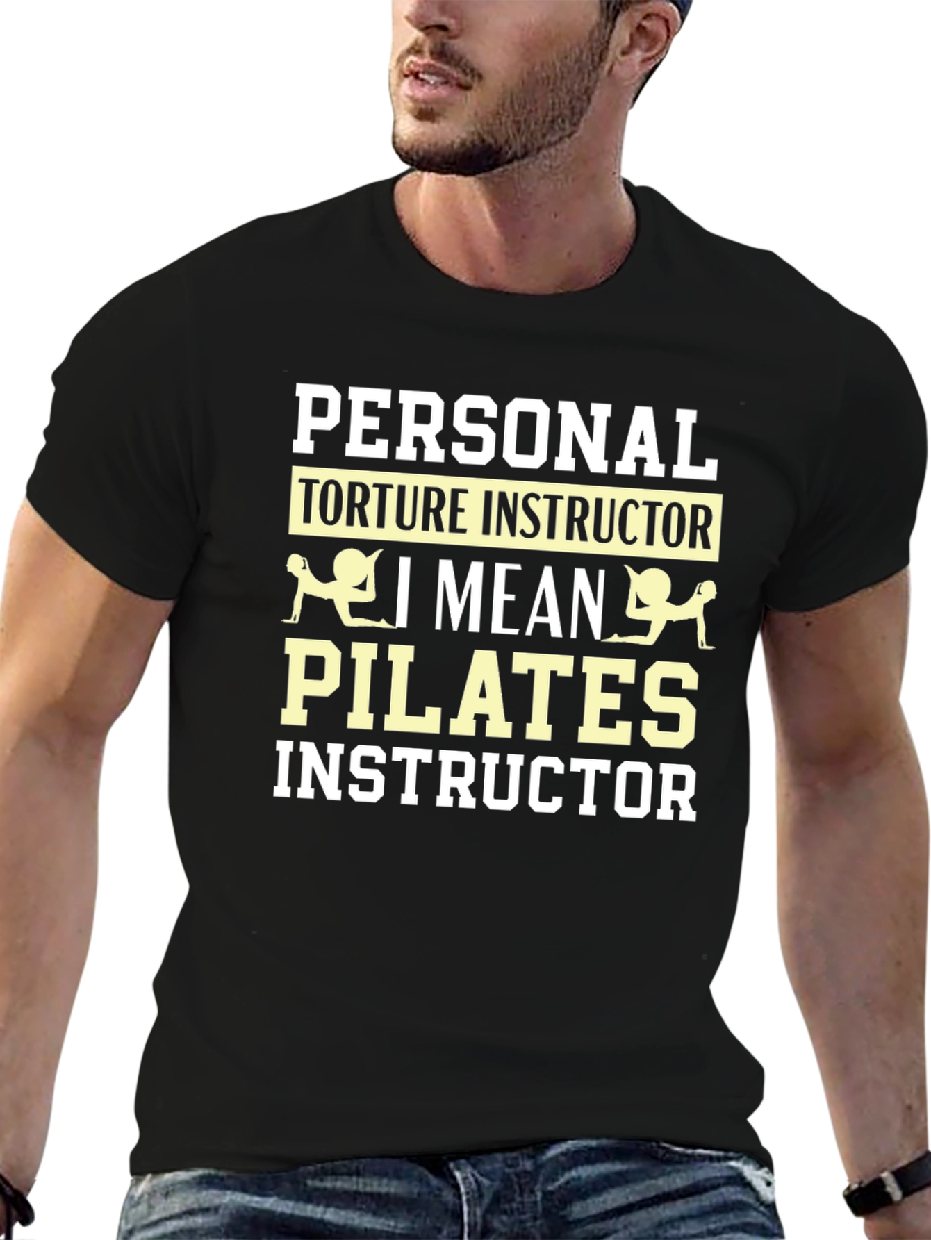 Pilates Instructor Funny Graphic T-Shirt