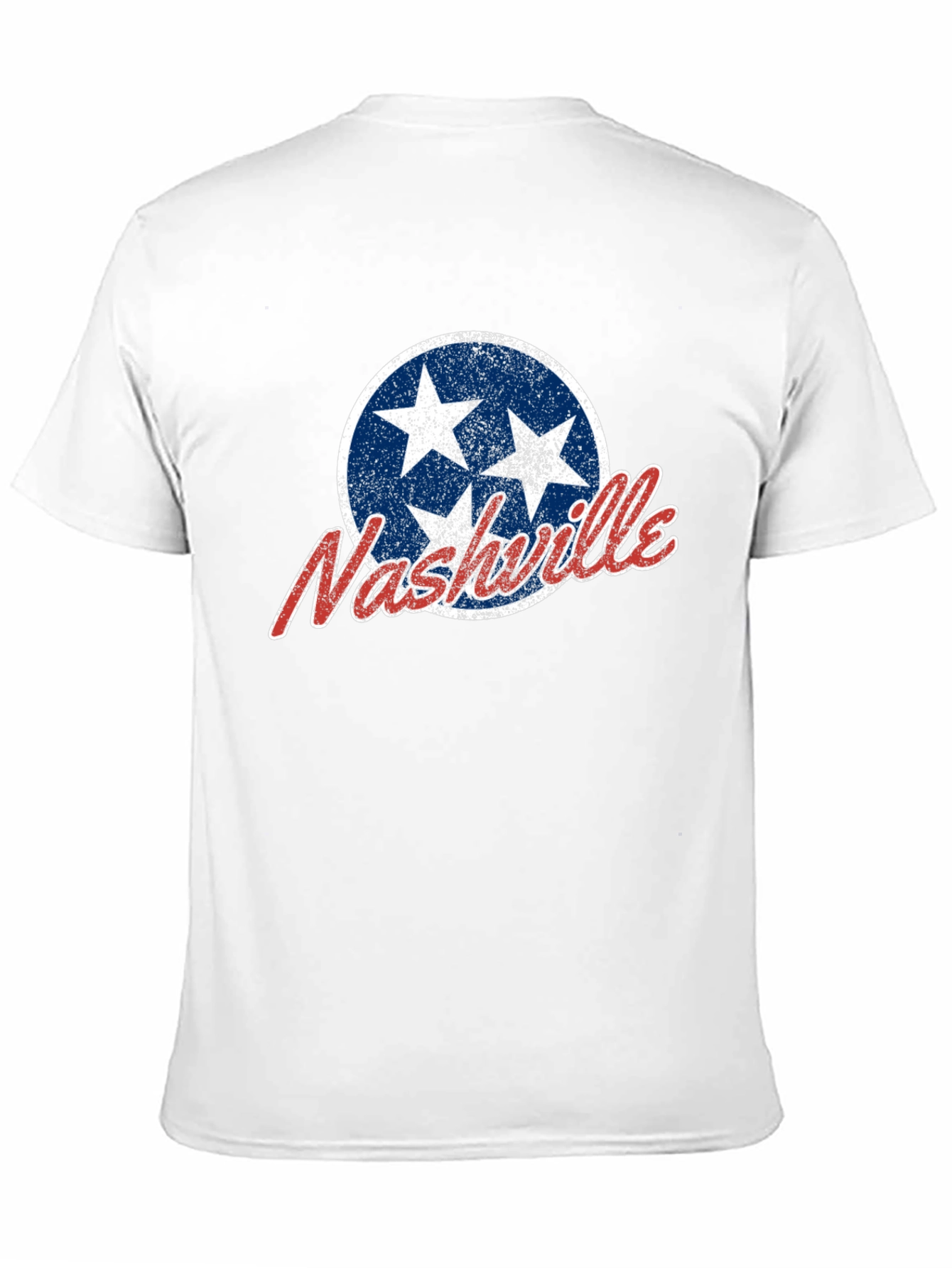 Nashville Tennessee T-Shirt - Distressed Star Design