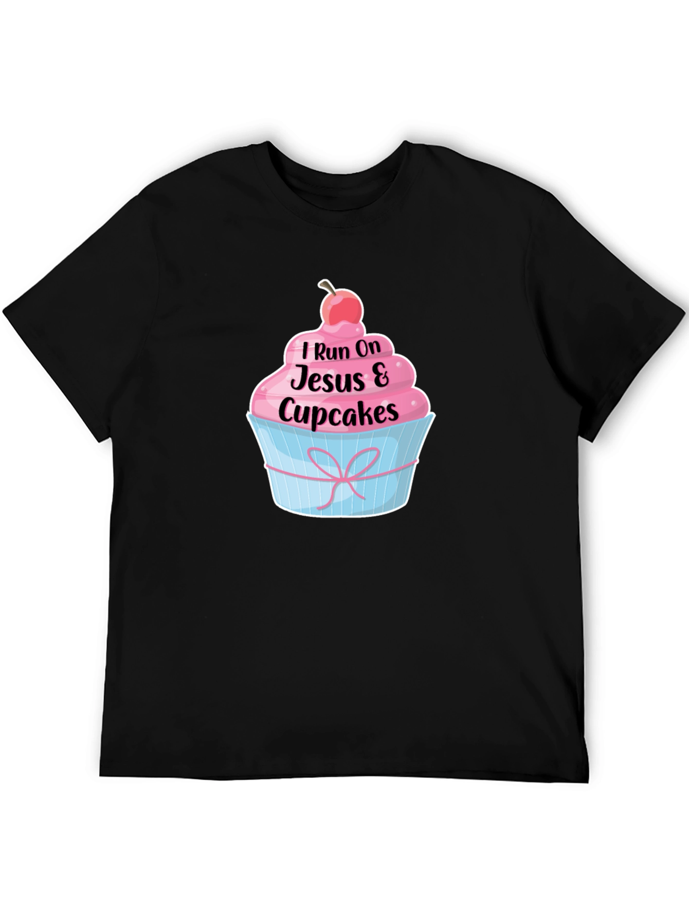 I Run on Jesus and Cupcakes T-Shirt