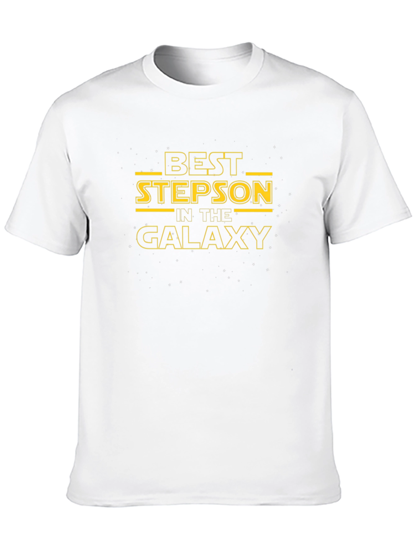 Best Stepson in the Galaxy Black T-Shirt