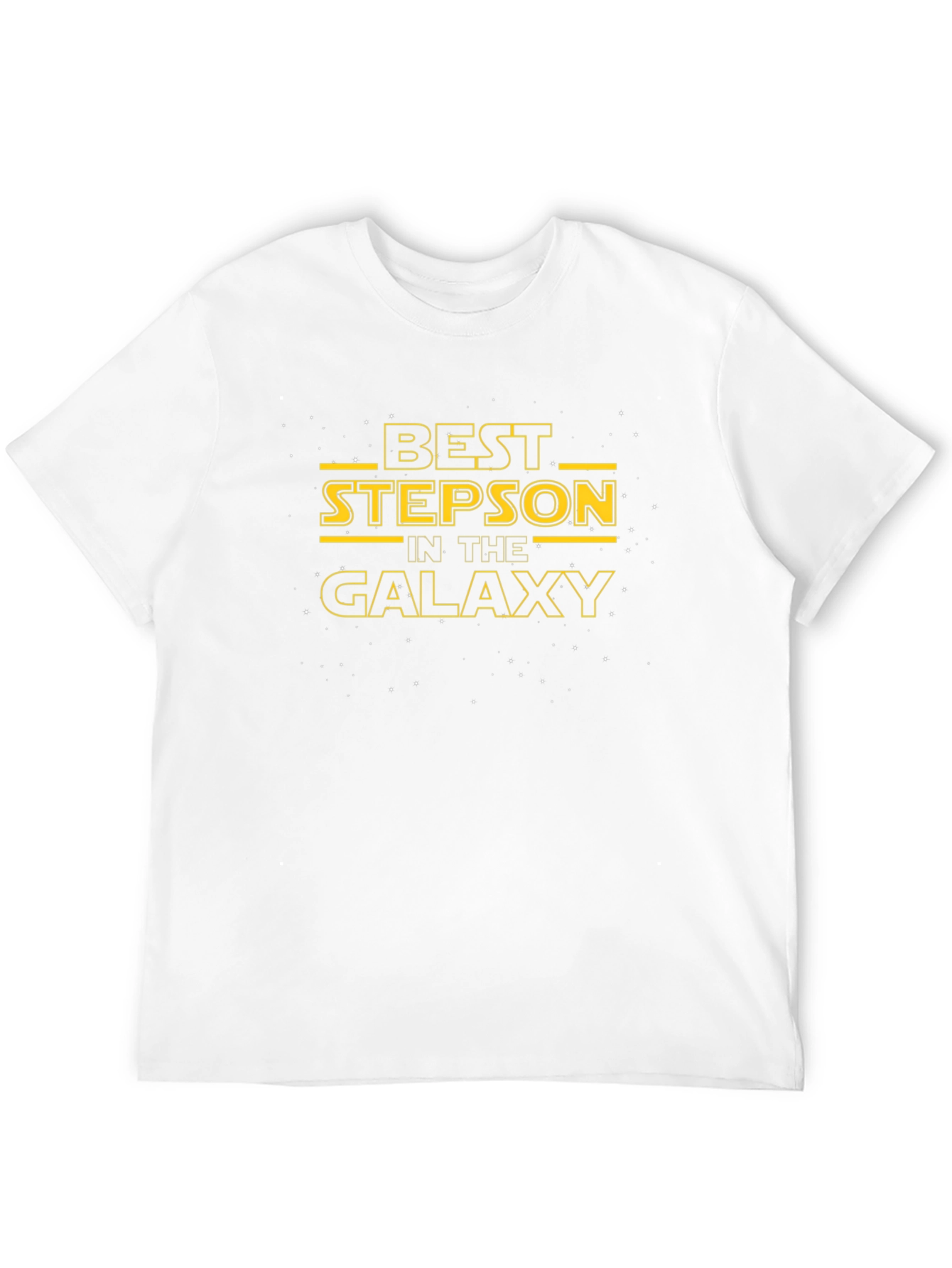 Best Stepson in the Galaxy Black T-Shirt