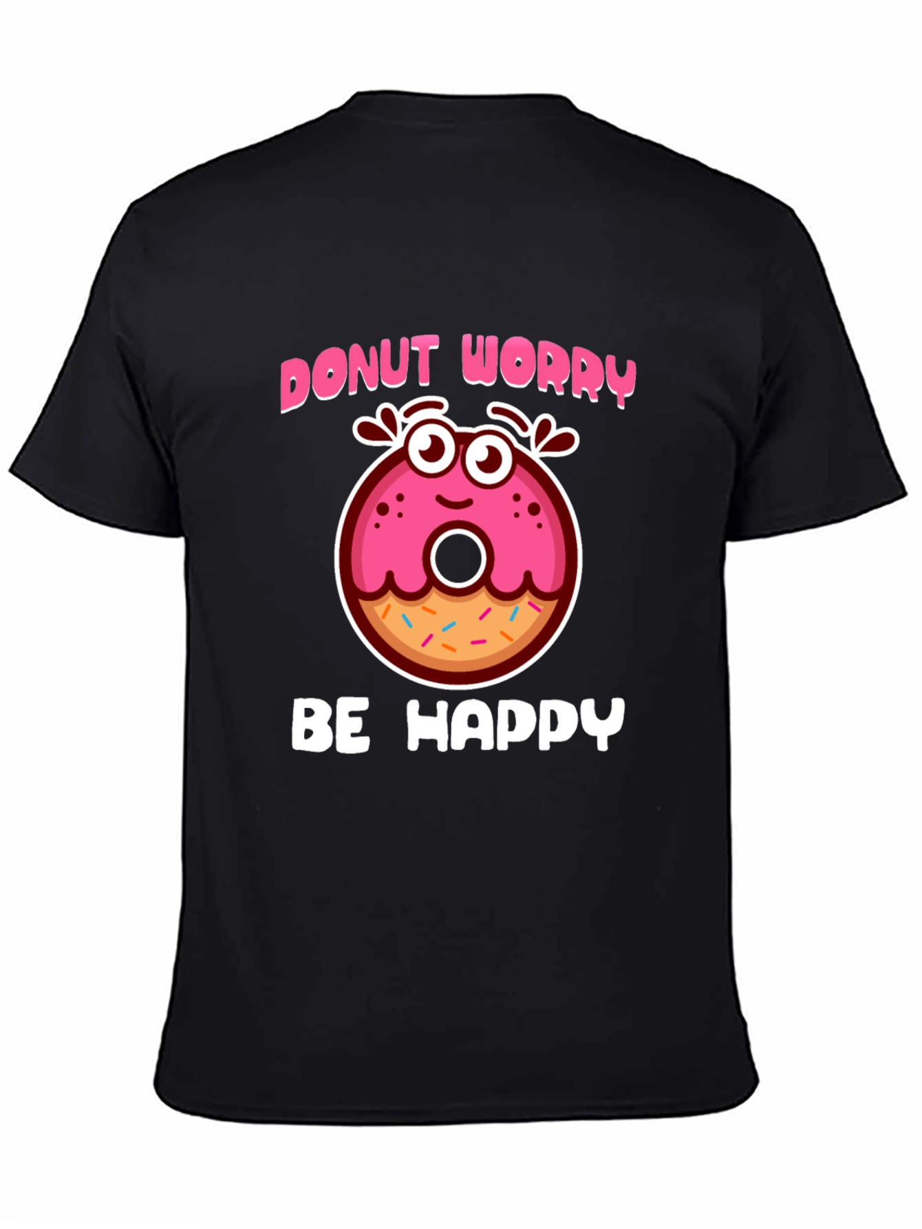Donut Worry Be Happy Graphic Tee