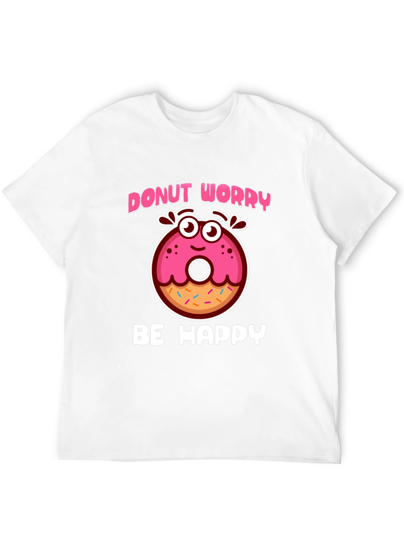 Donut Worry Be Happy Graphic Tee