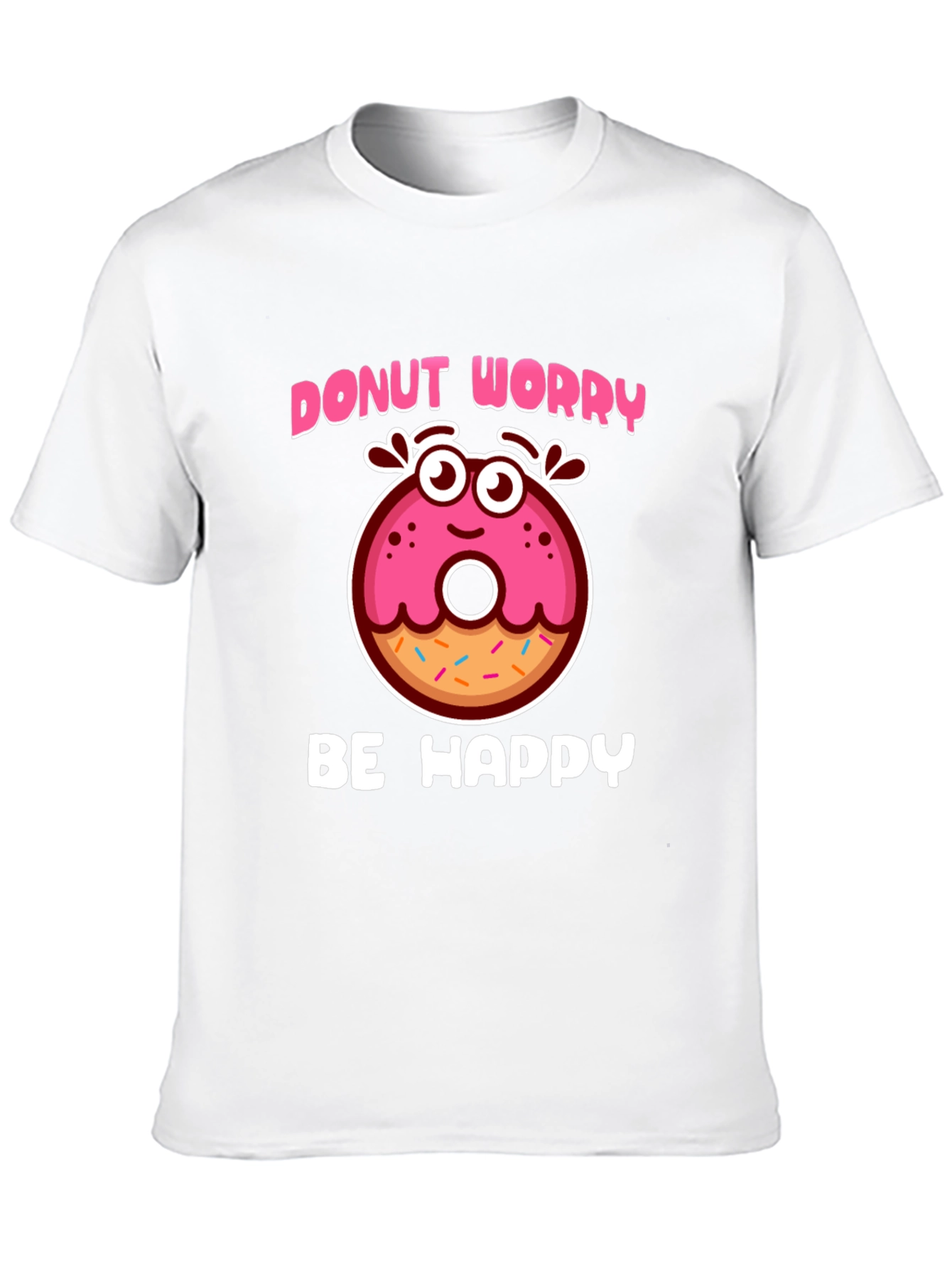 Donut Worry Be Happy Graphic Tee