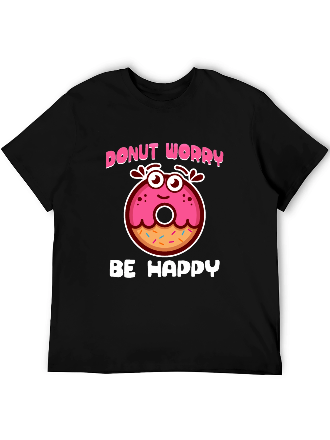 Donut Worry Be Happy Graphic Tee