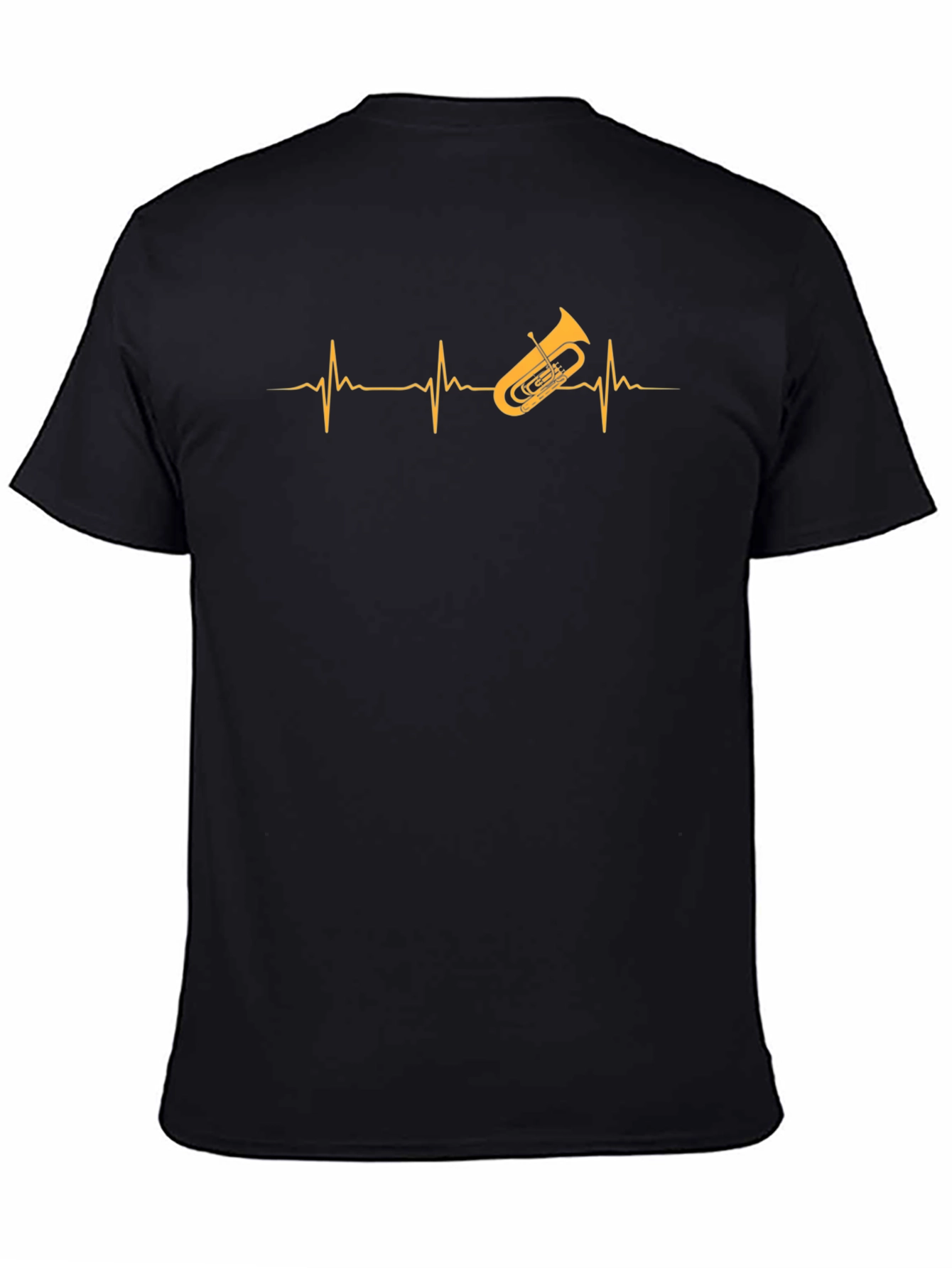 Tuba Heartbeat T-Shirt - Music Lover Tee