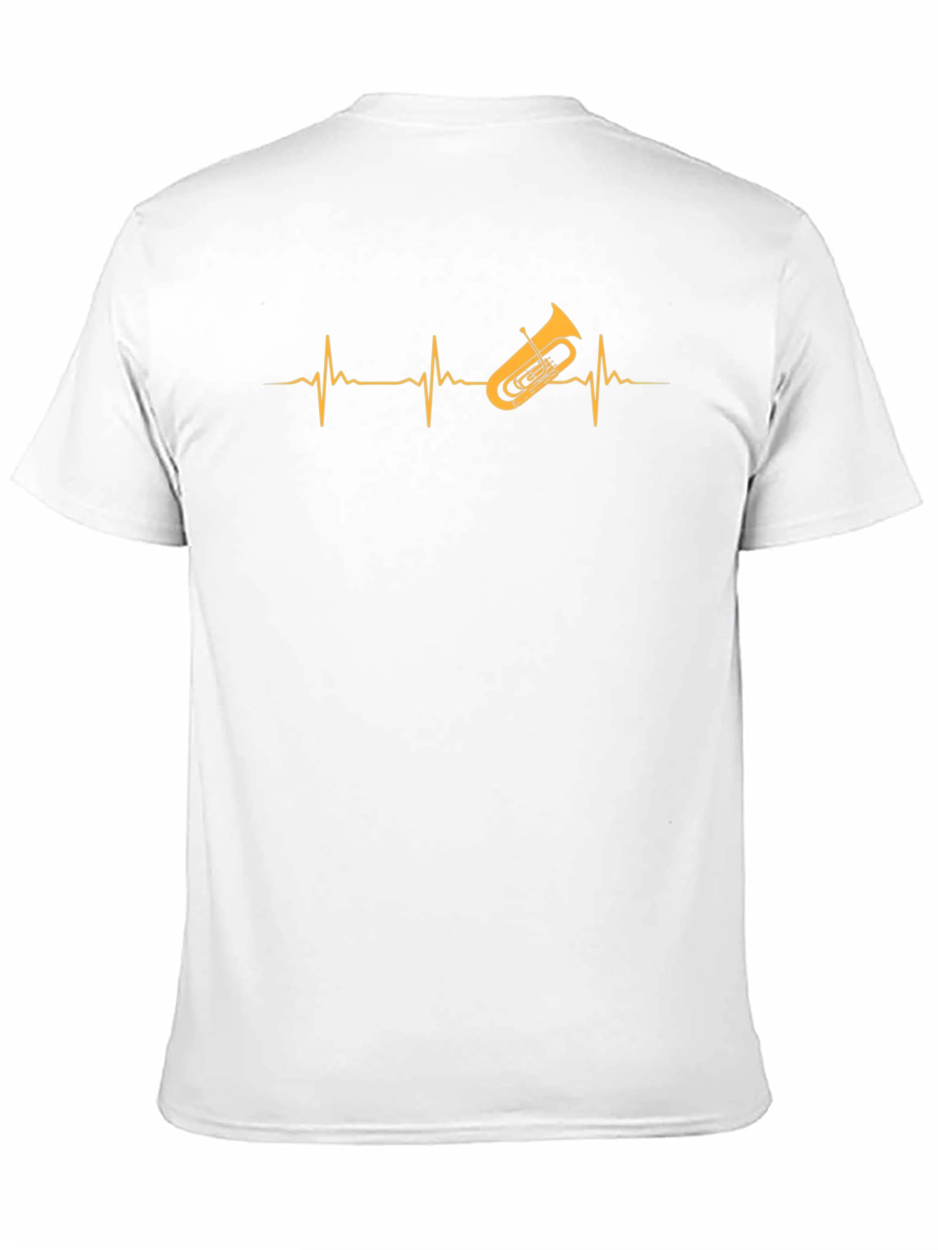 Tuba Heartbeat T-Shirt - Music Lover Tee