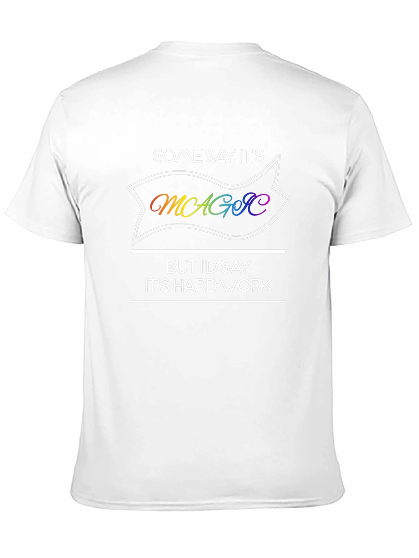 Magic Hard Work Graphic Tee
