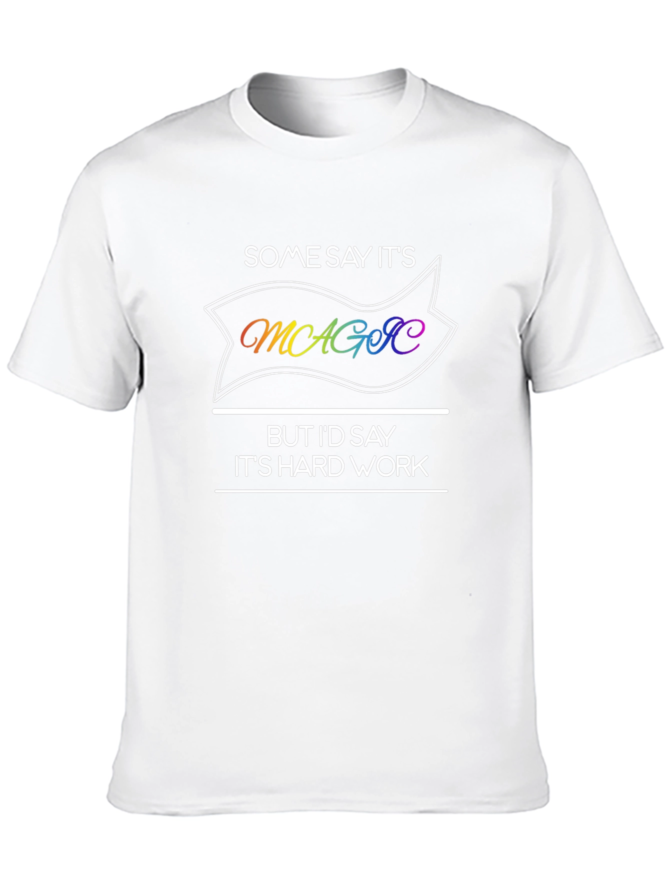 Magic Hard Work Graphic Tee