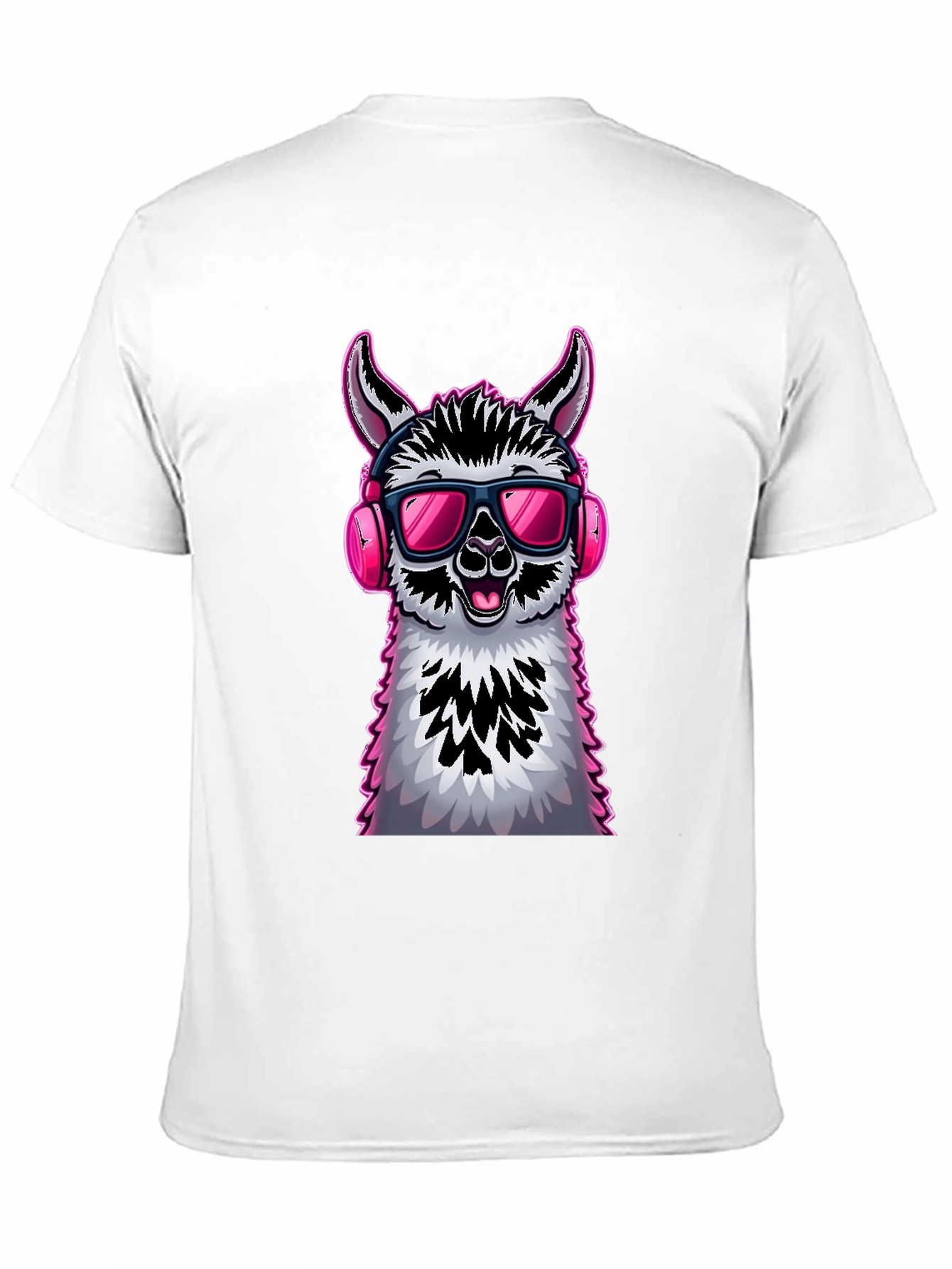 Cool Llama Graphic Tee - Funky Animal Design