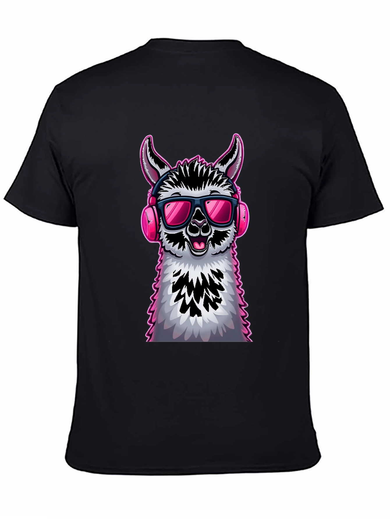 Cool Llama Graphic Tee - Funky Animal Design