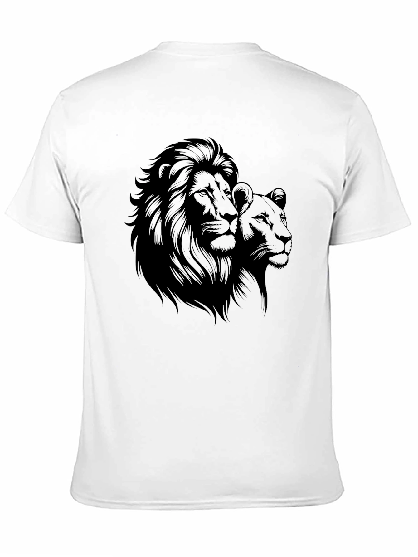 Lion & Lioness Black Graphic Tee