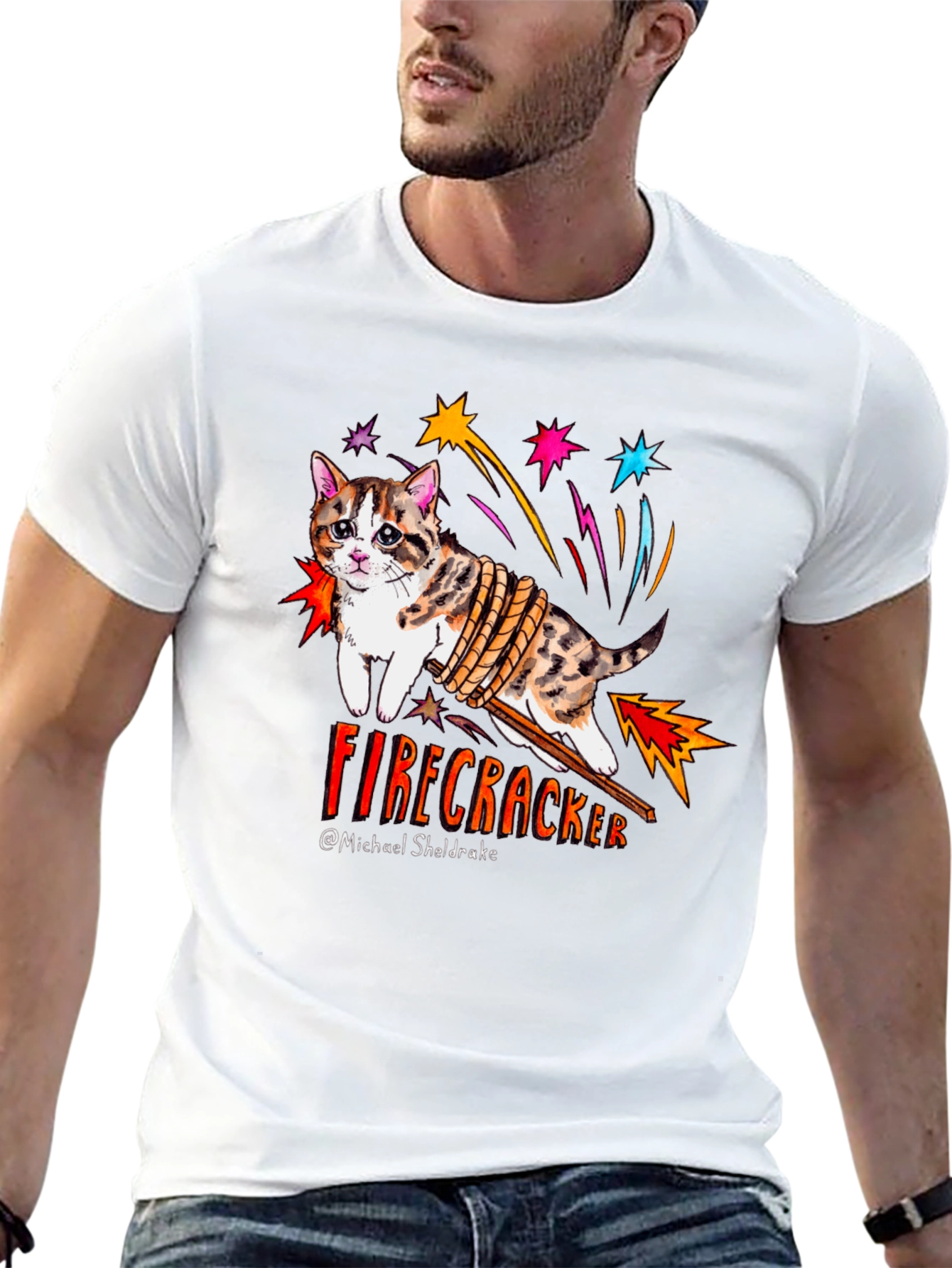 Firecracker Cat T-Shirt