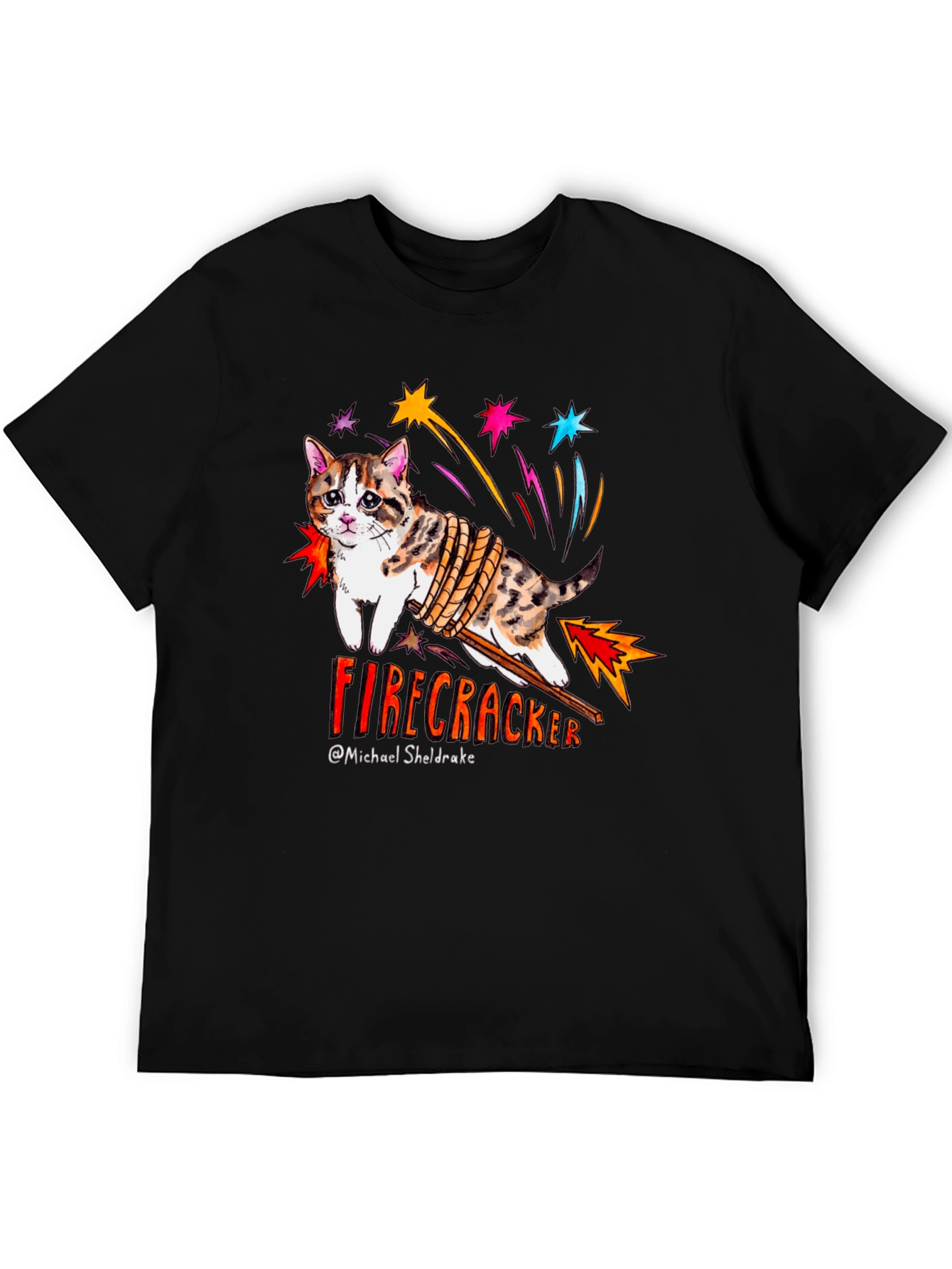 Firecracker Cat T-Shirt