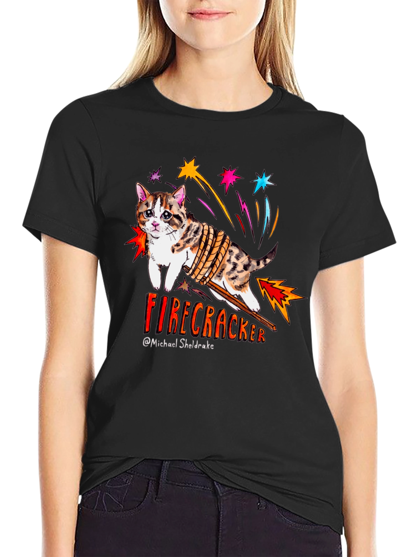 Firecracker Cat T-Shirt