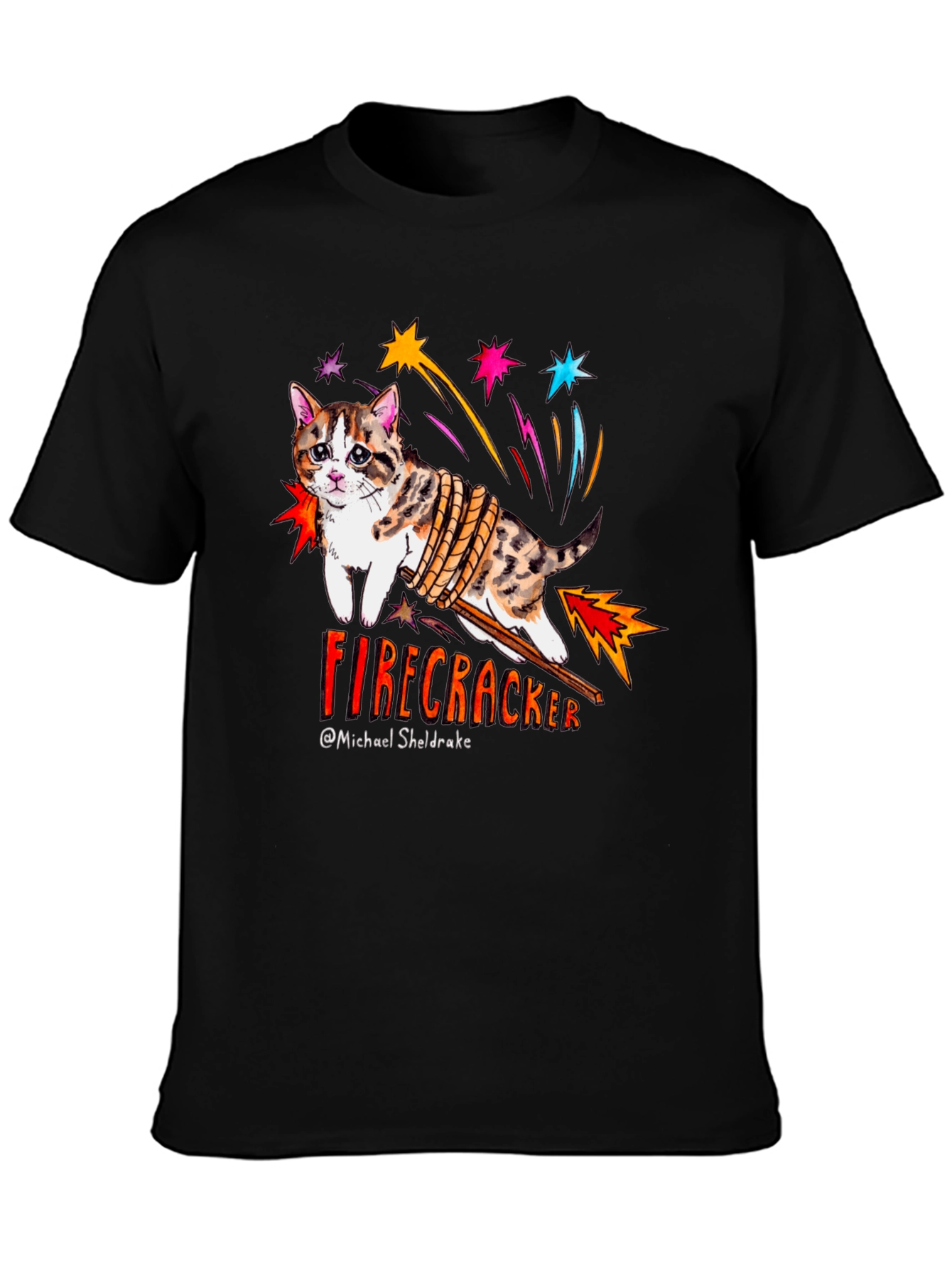 Firecracker Cat T-Shirt