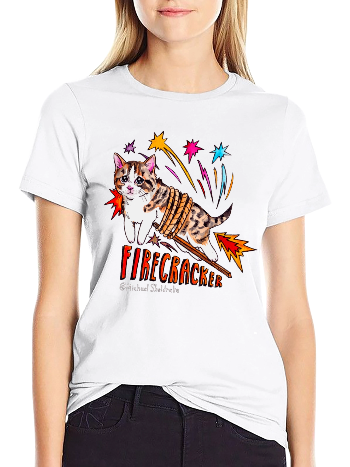 Firecracker Cat T-Shirt