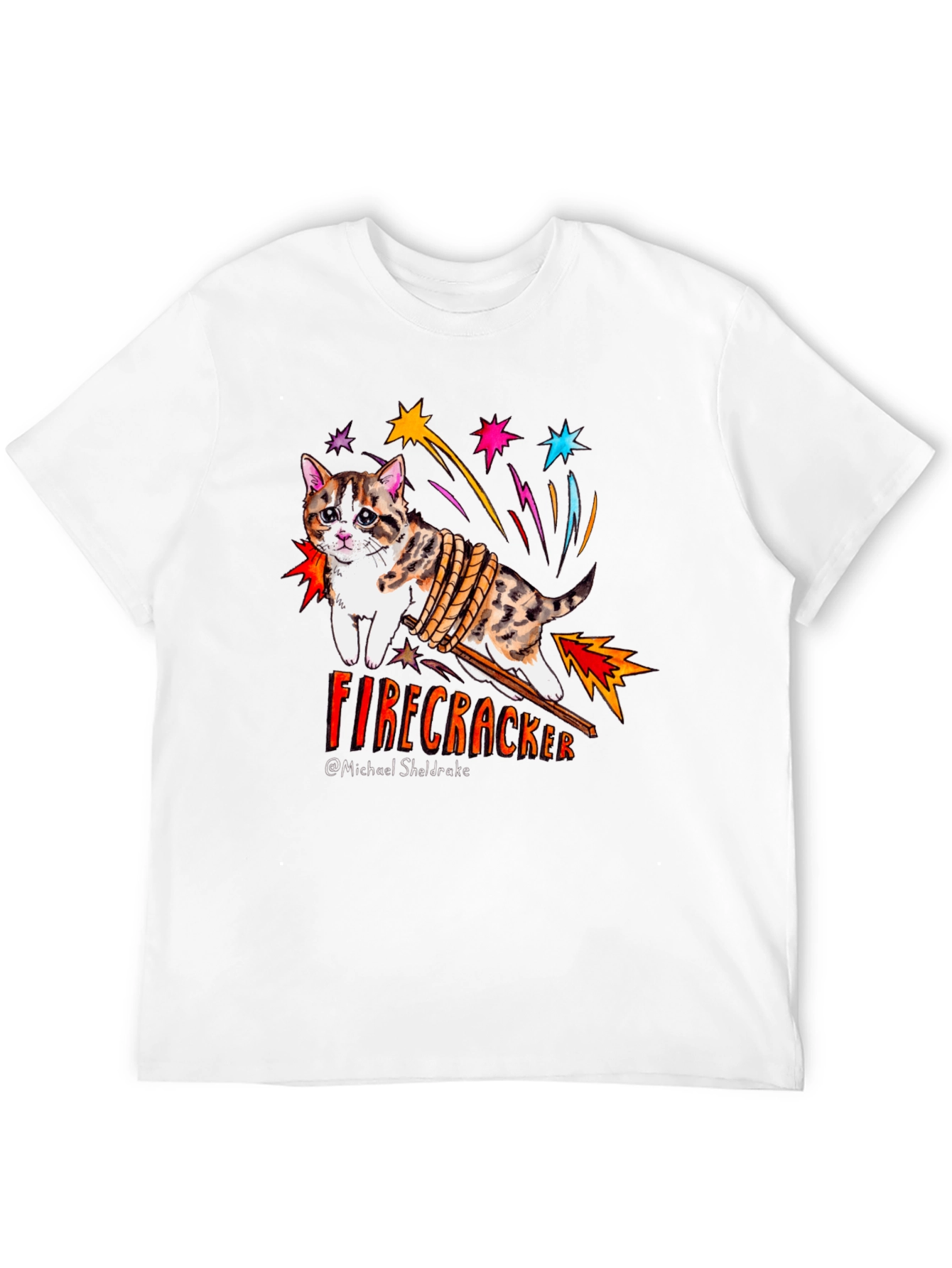 Firecracker Cat T-Shirt
