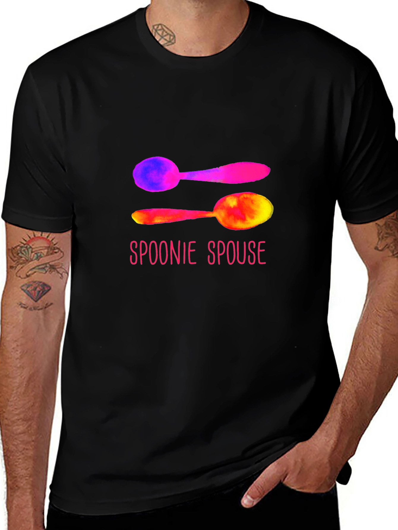 Spoonie Spouse Graphic T-Shirt - Comfort & Style