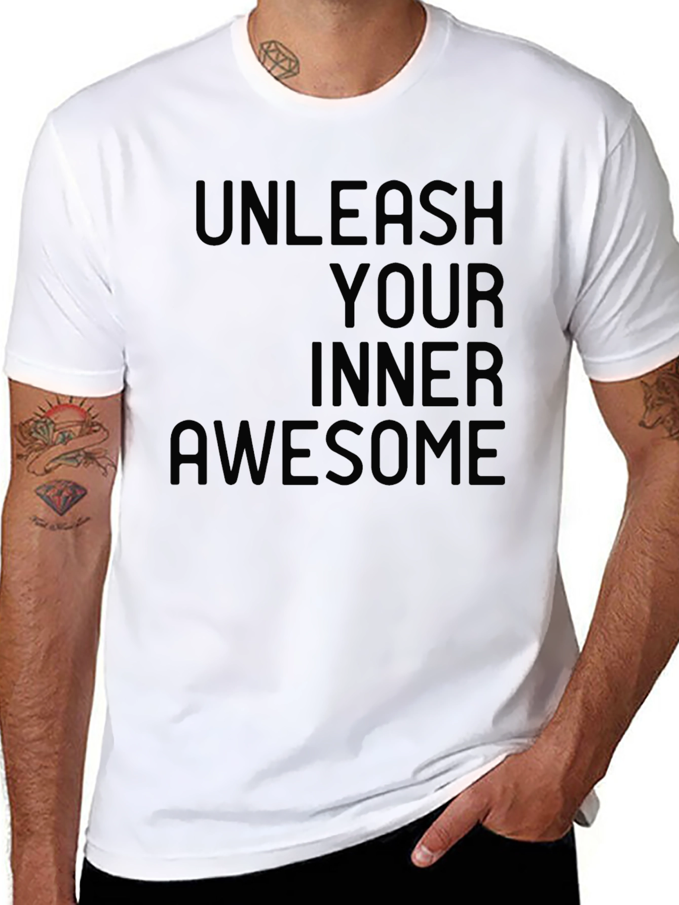 Unleash Your Inner Awesome Black T-Shirt