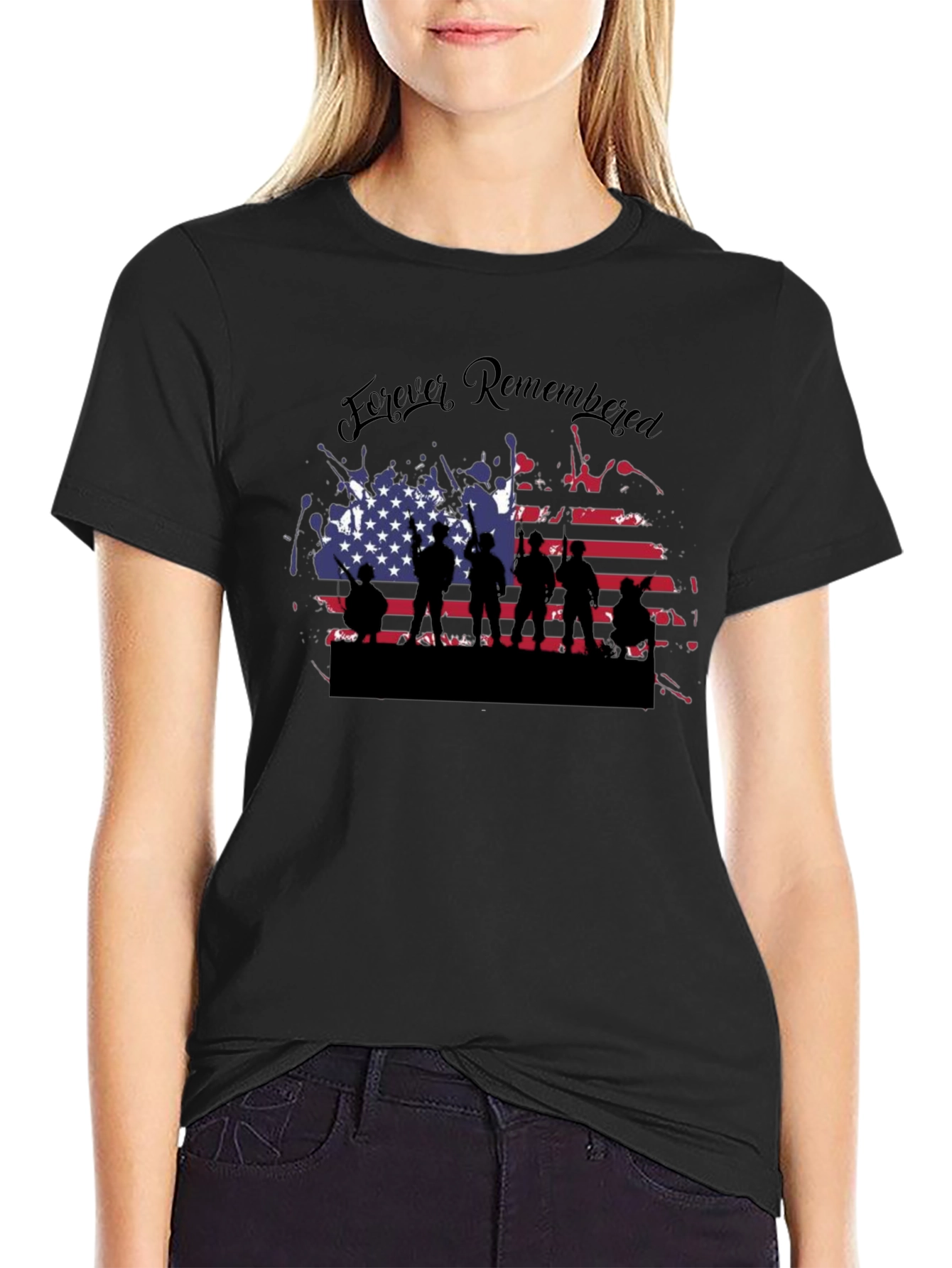 Forever Remembered Military Tribute T-Shirt