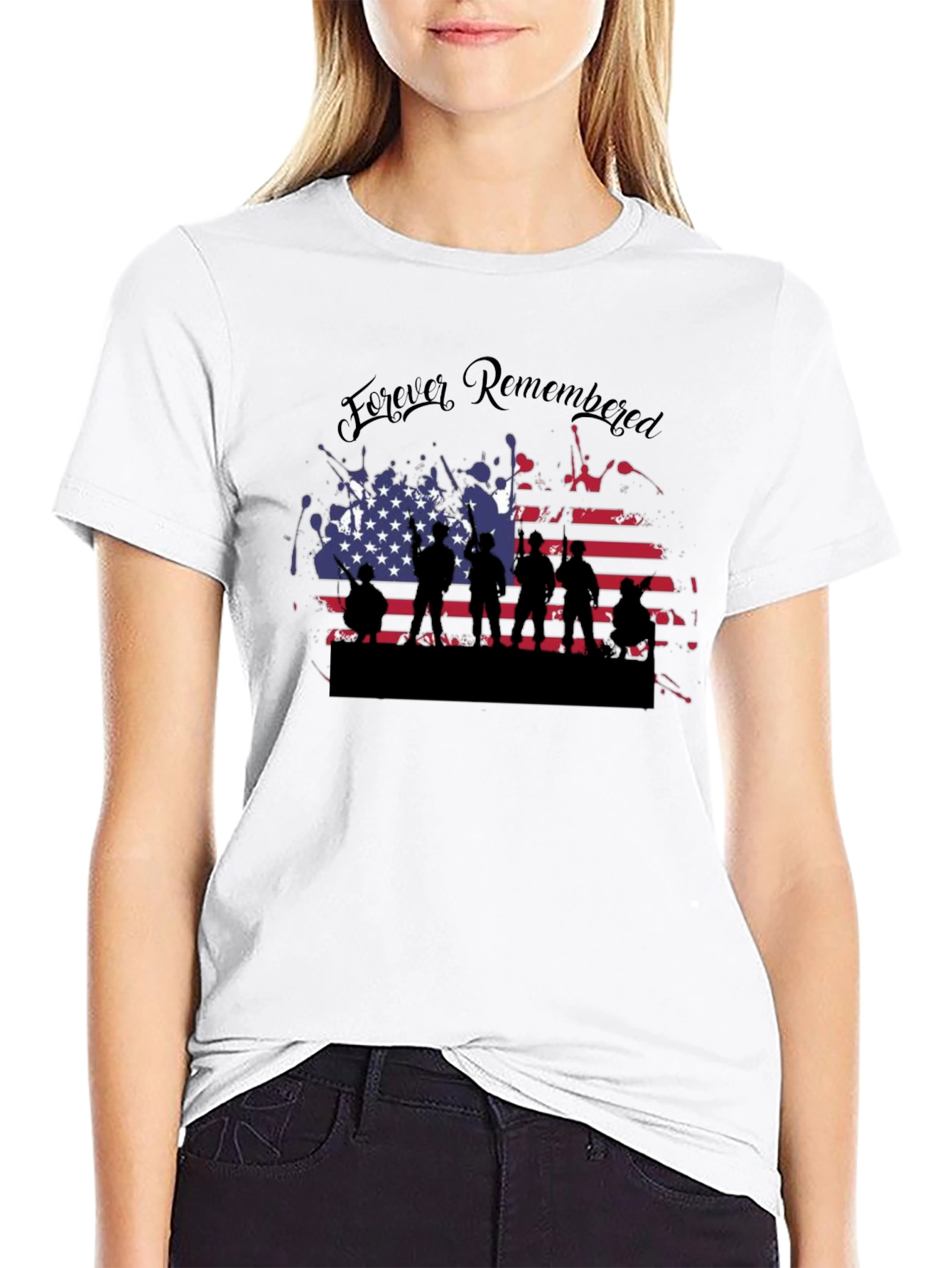 Forever Remembered Military Tribute T-Shirt