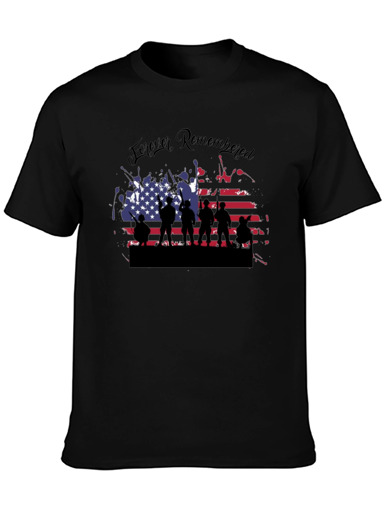 Forever Remembered Military Tribute T-Shirt