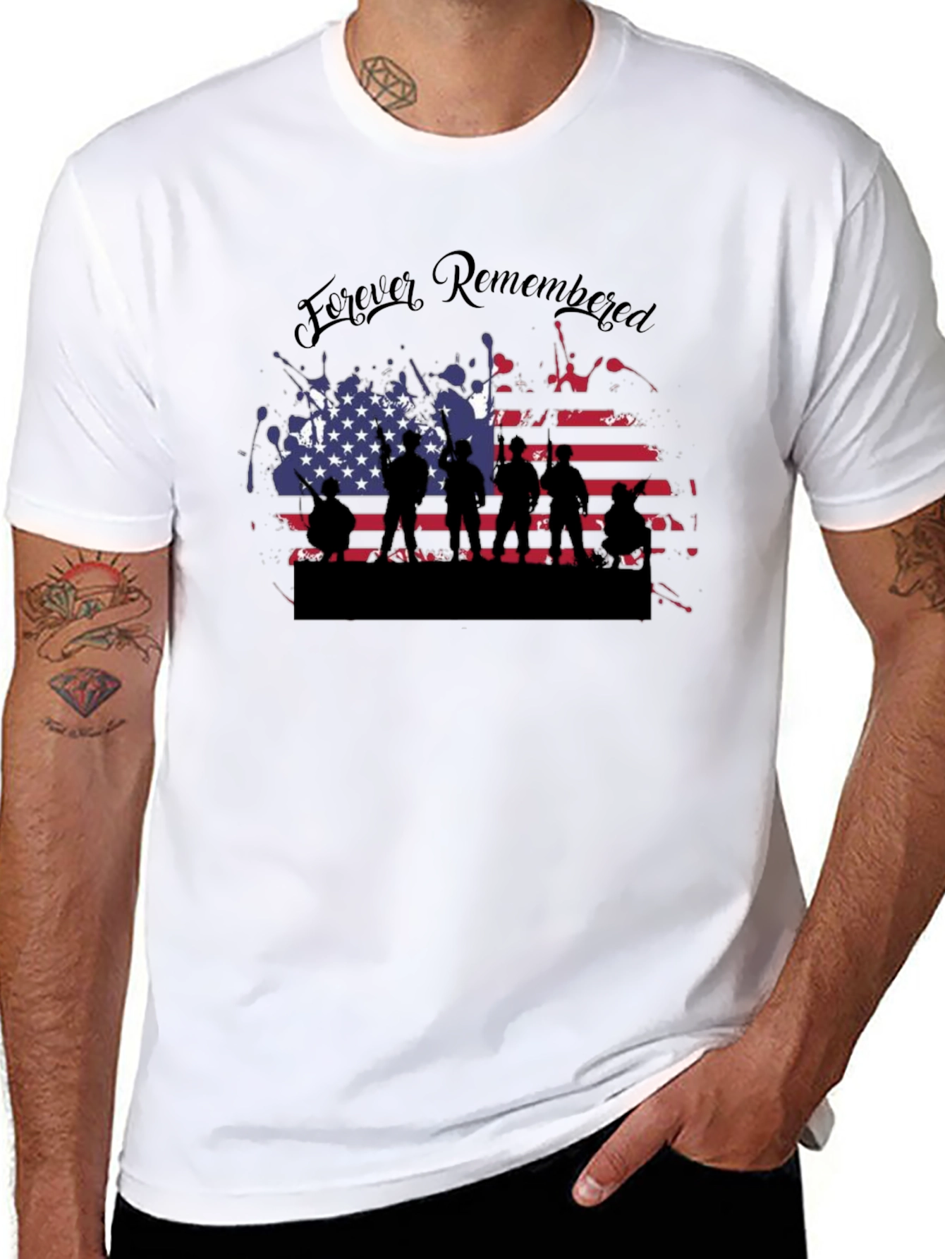 Forever Remembered Military Tribute T-Shirt
