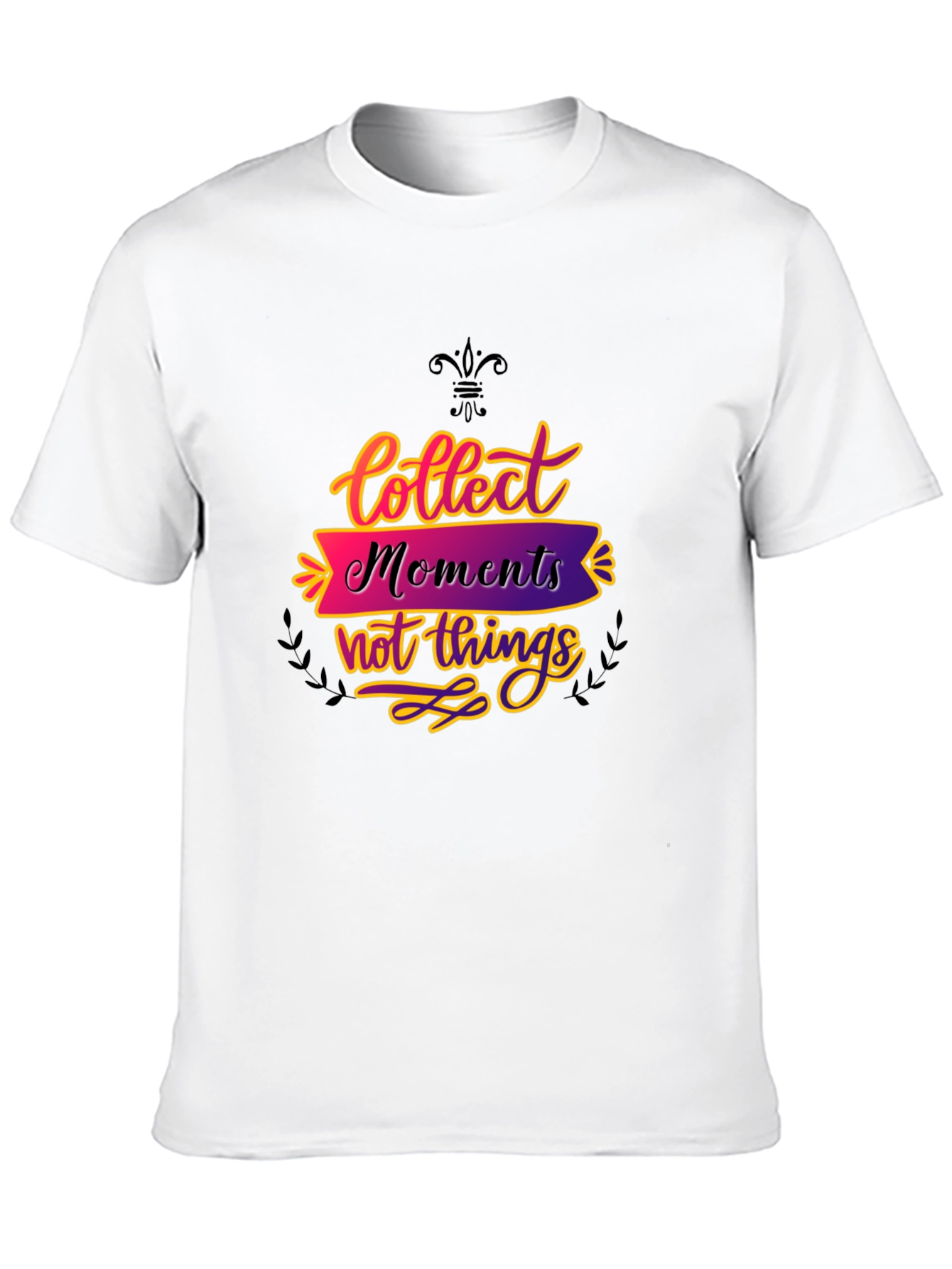 Collect Moments Black Graphic Tee