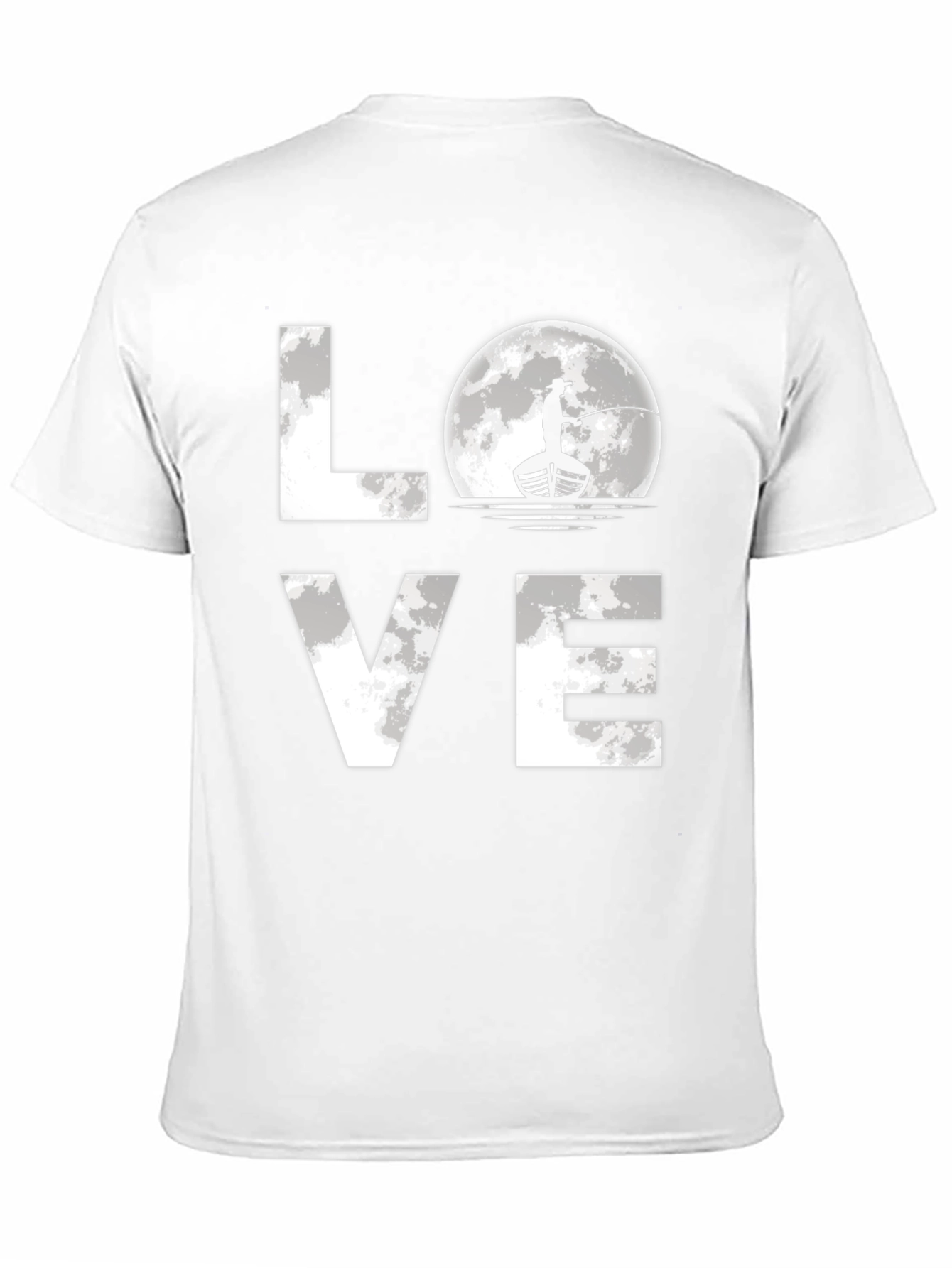Fishing Love T-Shirt - Moonlight Angler Graphic Tee